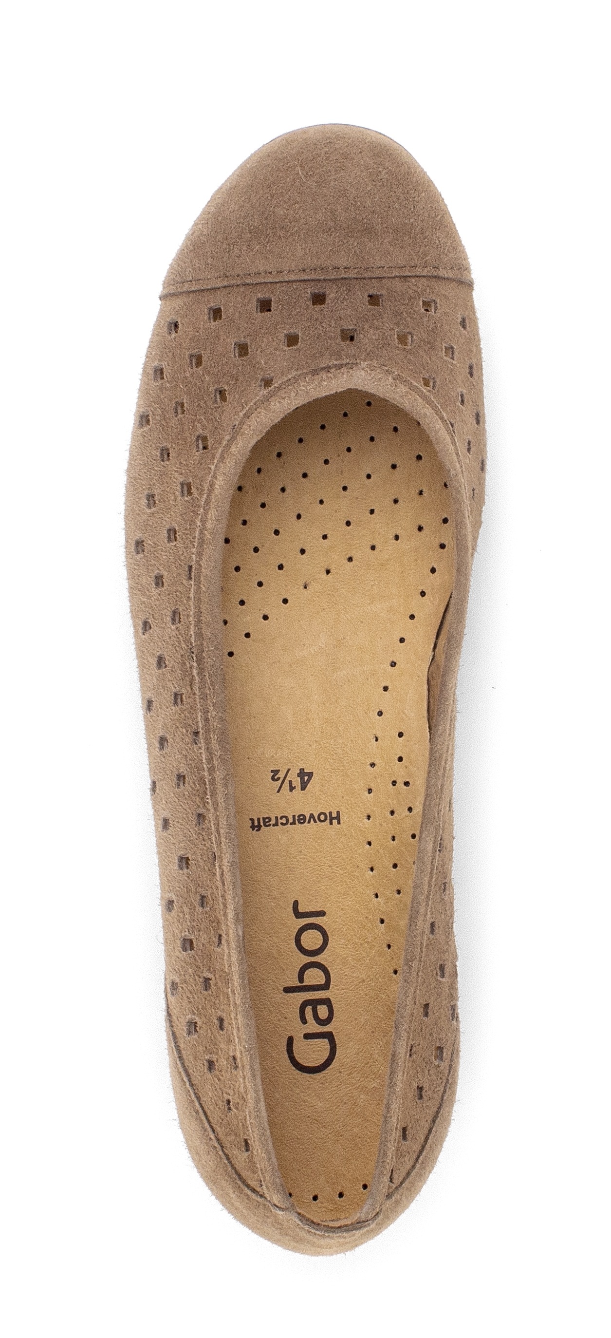Gabor Ballerina  Komfortschuh, Schlupfschuh mit sommlicher Lochung