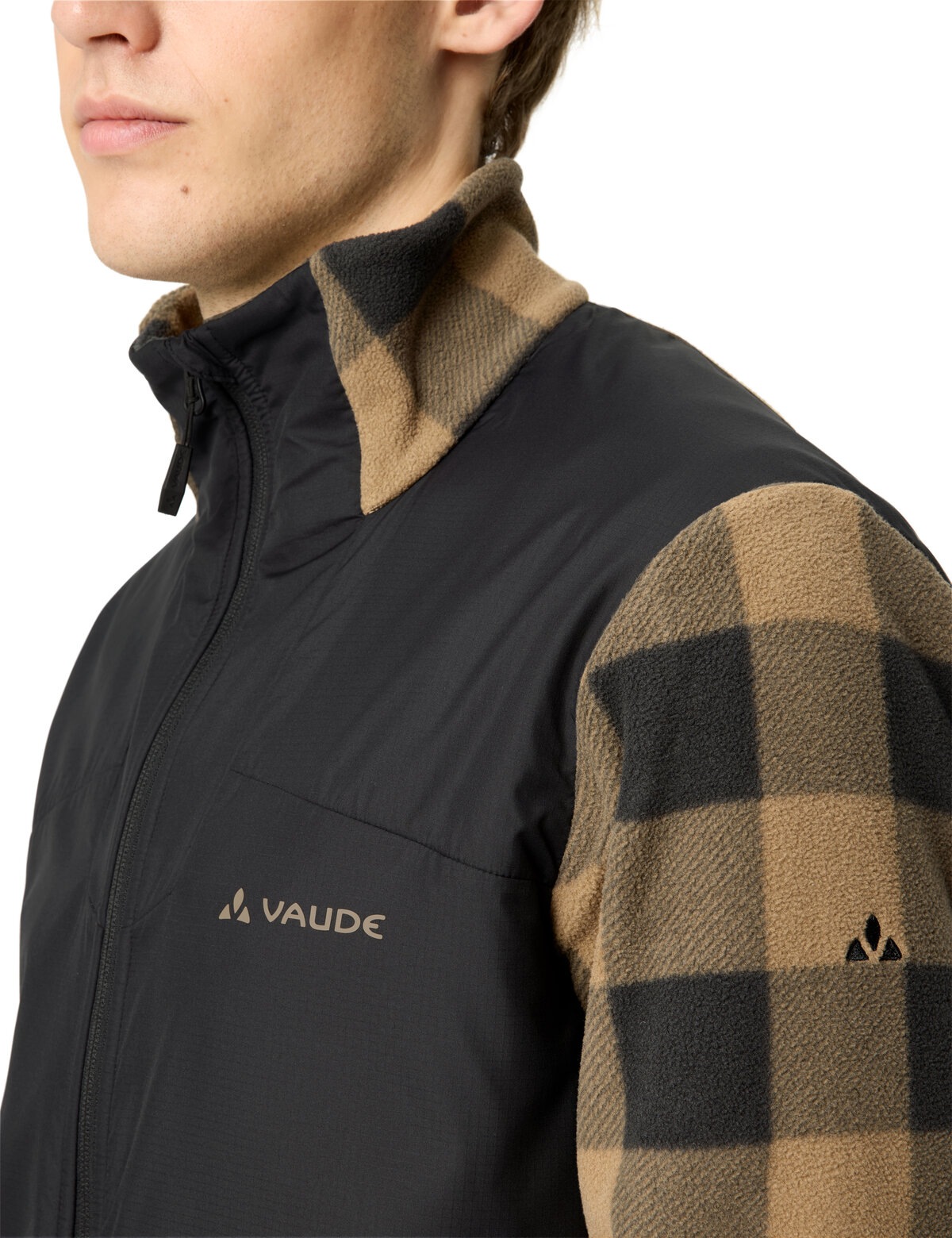 VAUDE Fahrradjacke »MEN'S MINAKI MID JACKET II« für sportliche Aktivitäten im Radsport, aus wärmendem Fleecematerial