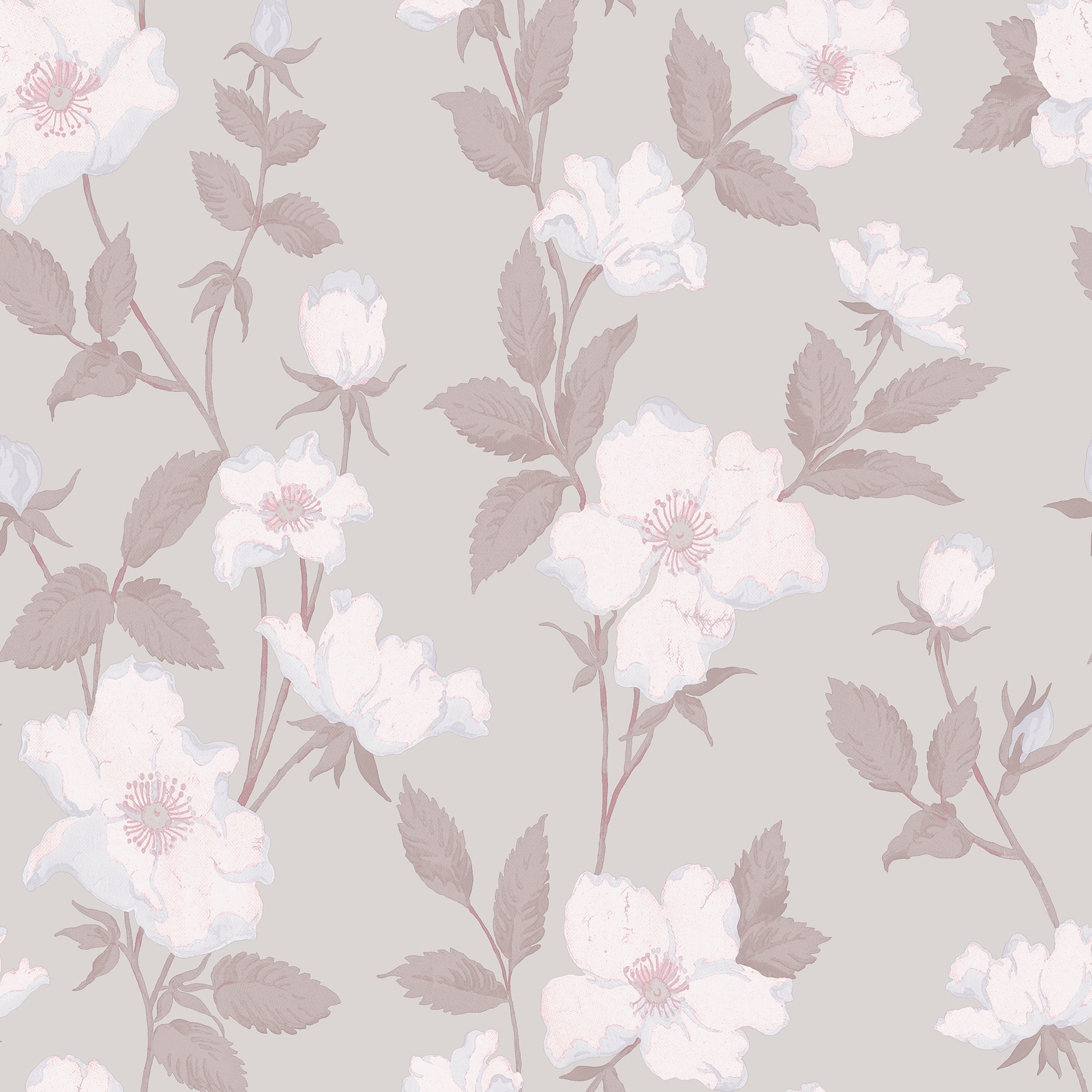Laura Ashley Vliestapete » Fleurir Sugared Violet V...