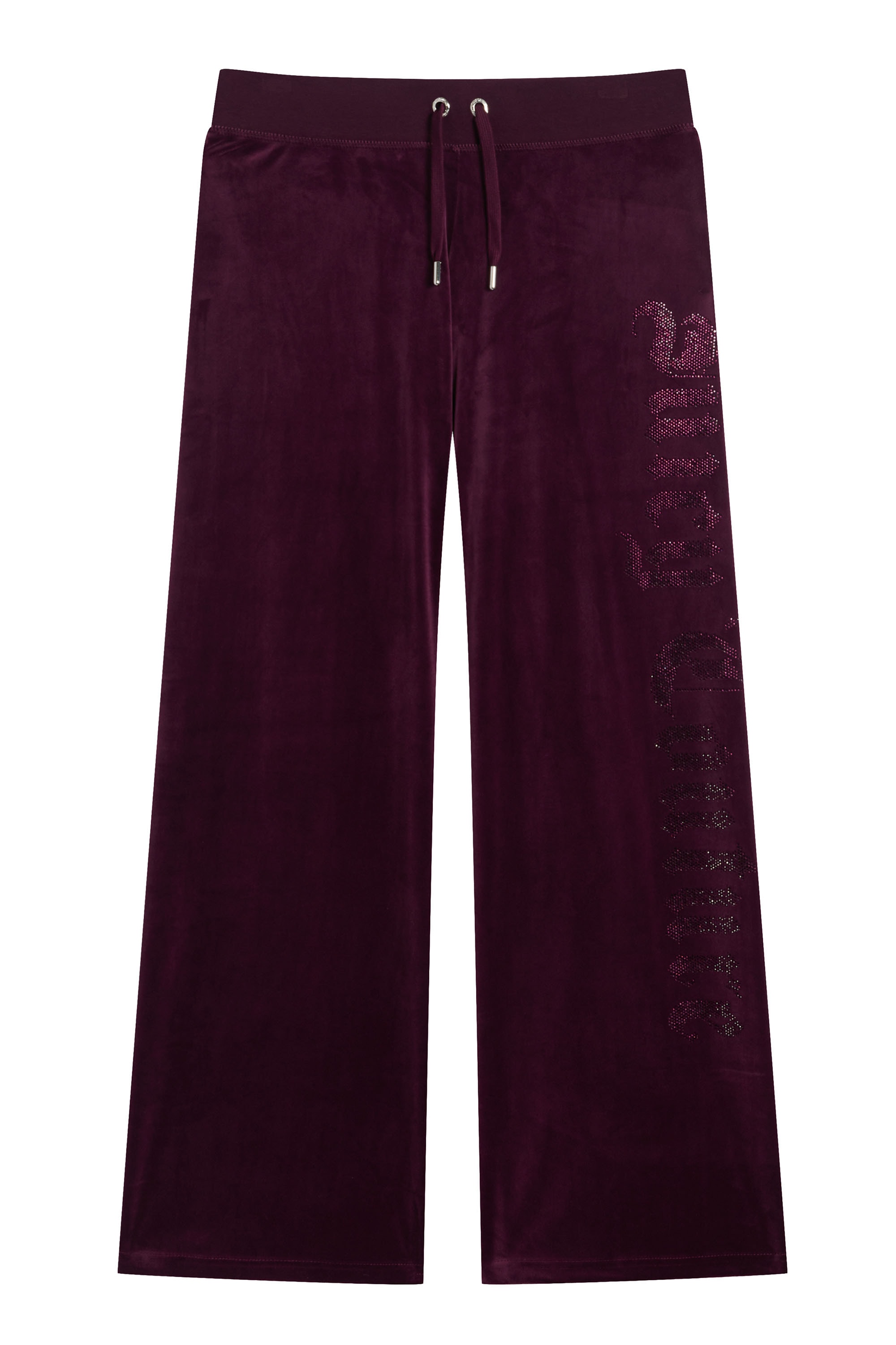 Juicy Couture Sweathose "OLD GOTHIC OG STRAIGHT TRACKPANT Damen" Trainingshose Damen, Sweathose, Velour, Jogginghose mit Glitzer, Sale