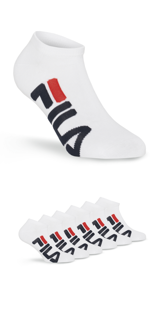 Fila Sneakersocken, (6er Pack), Großer Markenschriftzug seitlich günstig online kaufen