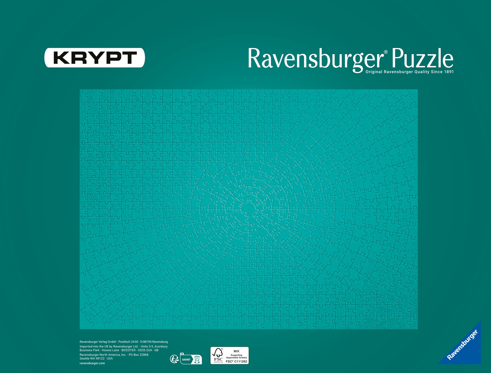 Ravensburger Puzzle »Krypt Metallic Mint«, Made in Germany
