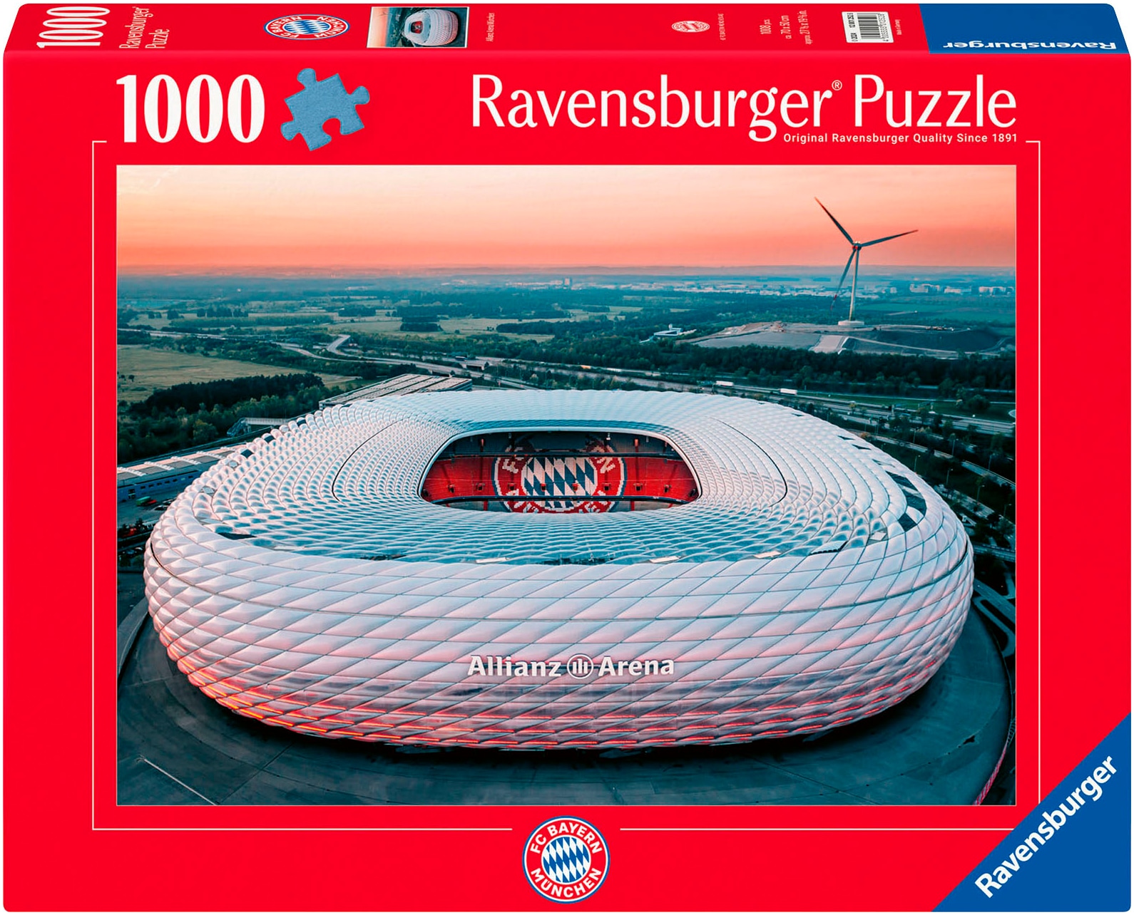 Puzzle »Allianz Arena München«, (1000 tlg.), Made in Germany, FSC® - schützt Wald -...