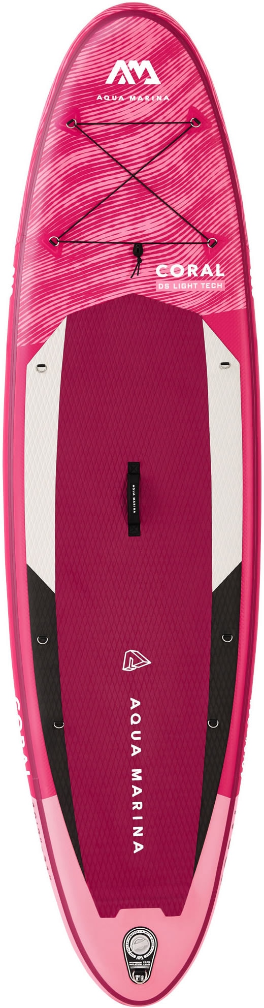 Aqua Marina Inflatable SUP-Board »Coral Stand-Up«, (Set, 7 tlg., mit Paddel, Pumpe und Transportrucksack)