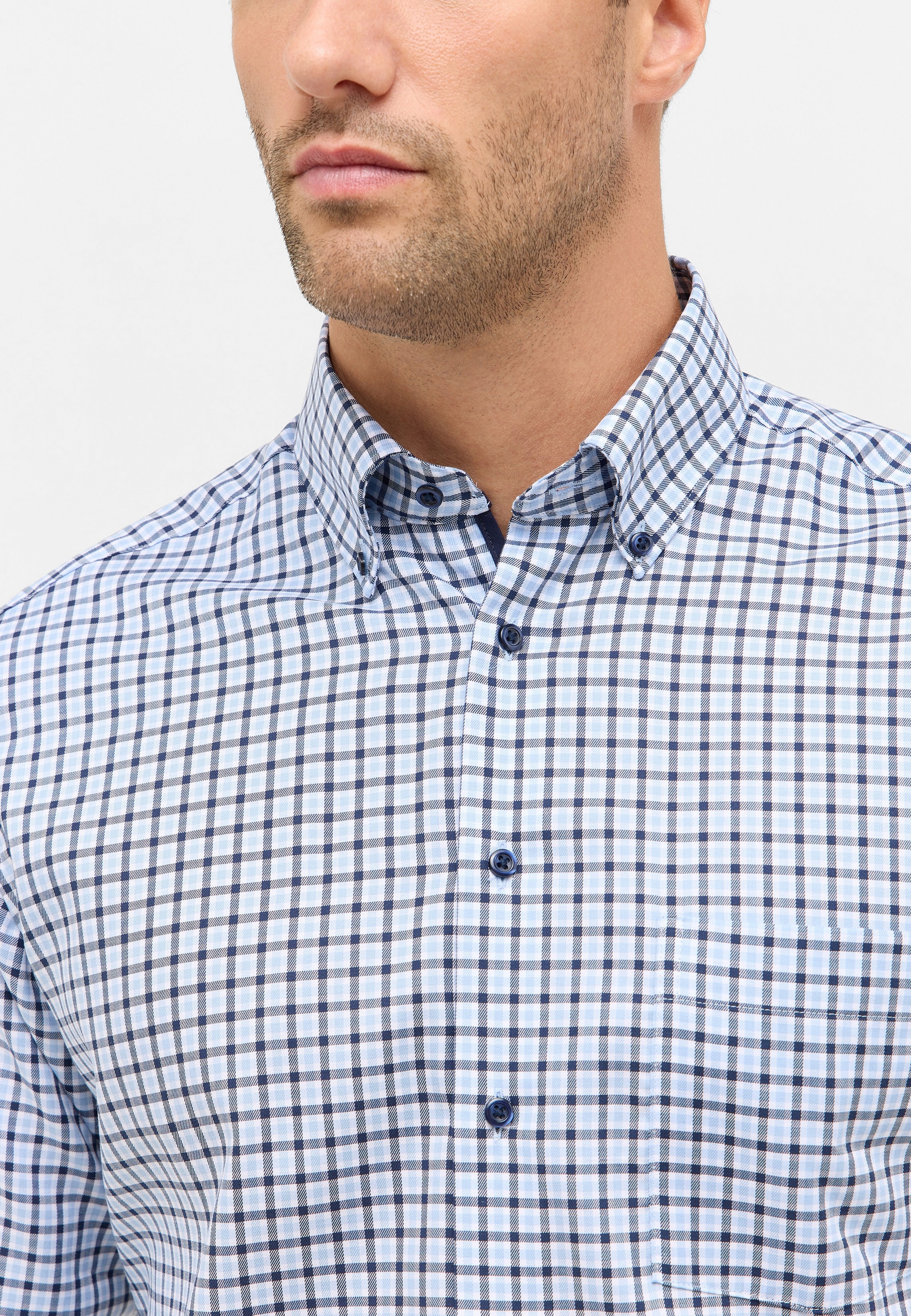 Eterna Langarmhemd »MODERN FIT«, NON IRON (bügelfrei)