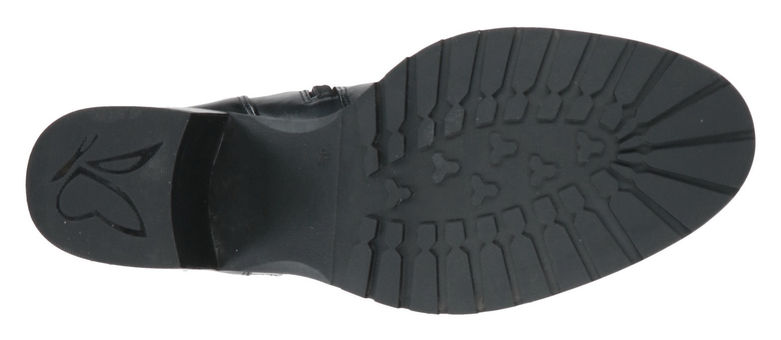 Caprice Stiefel, Blockabsatz, Langschaftstiefel, Businessstiefel mit Reißverschluss