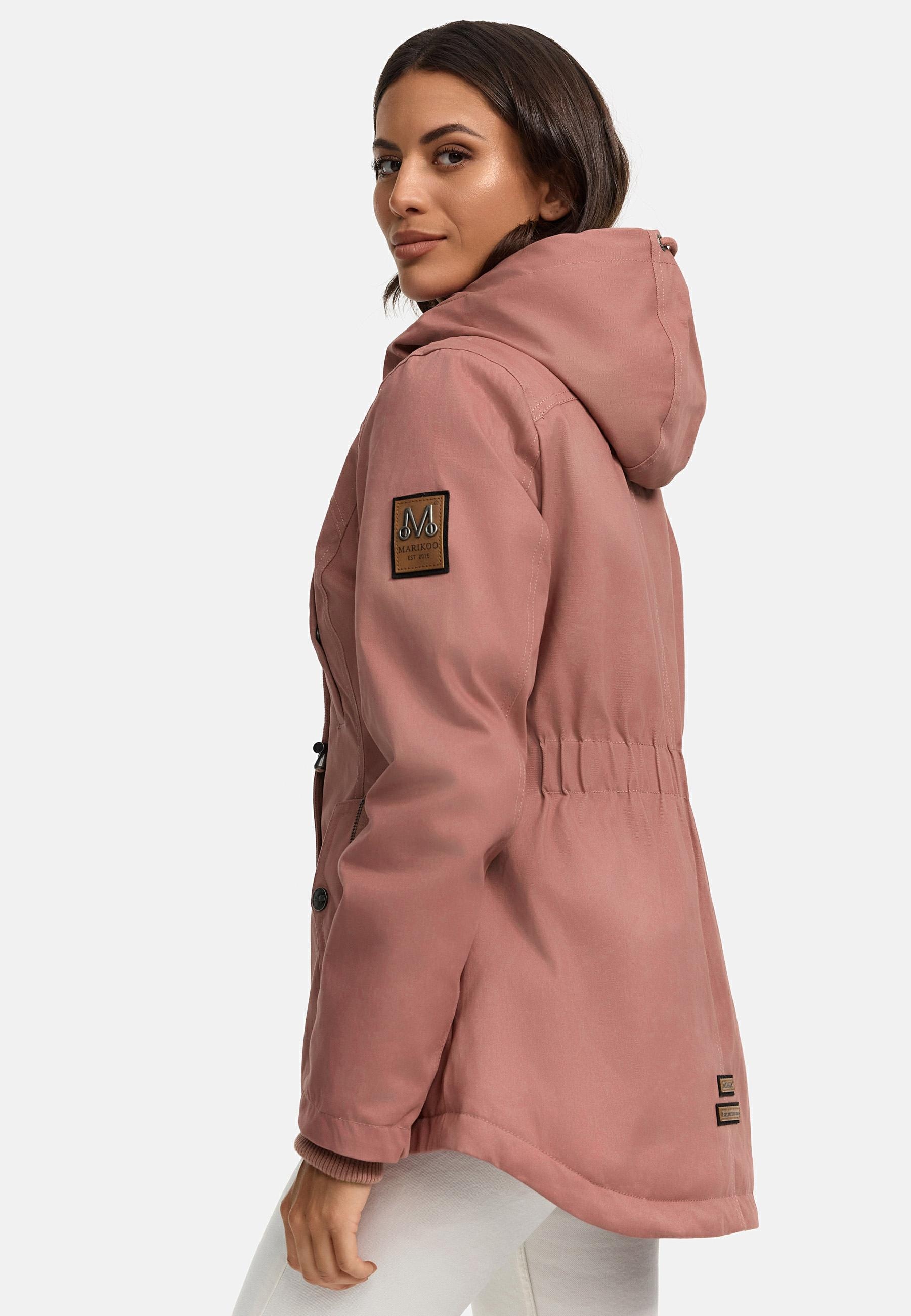 Marikoo Winterjacke »Bikoo«, mit Kapuze, sportliche Damen Outdoor Baumwolljacke mit Kapuze