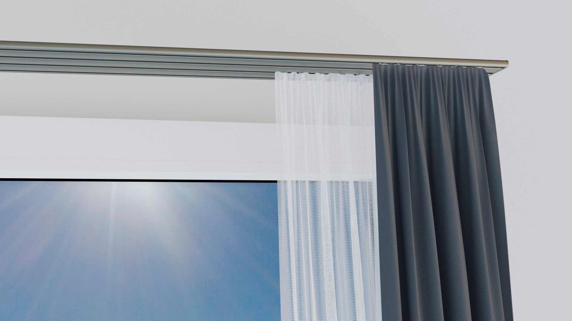 OTTO home Gardinenschiene "Tanbul" 4 läufig-läufig Fixmaß günstig online kaufen