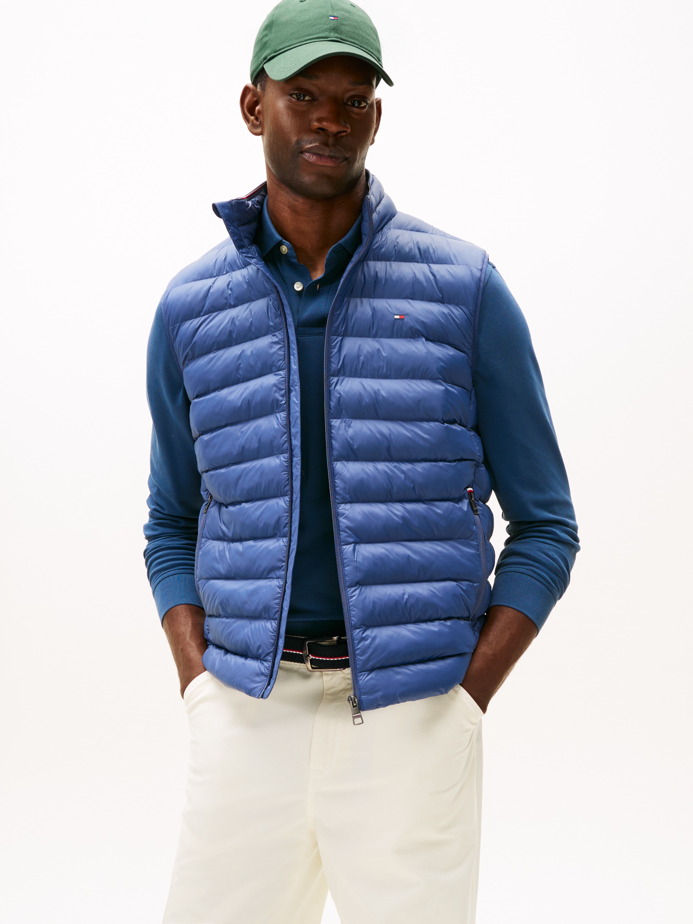 Tommy Hilfiger Steppweste "PACKABLE RECYCLED VEST", mit Logostickerei günstig online kaufen
