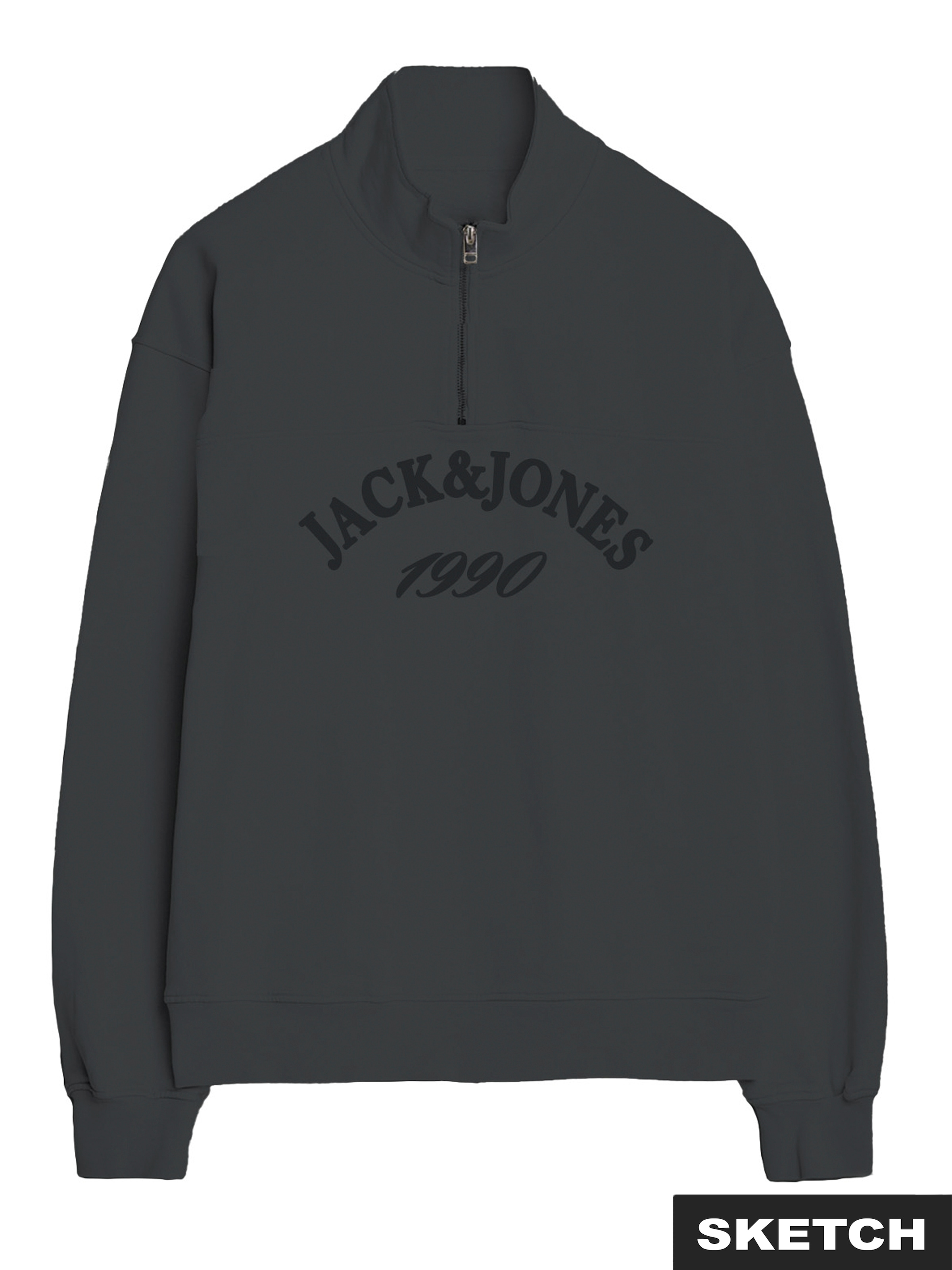 Jack & Jones Sweater "JORBLEECKER BRANDING SWEAT HIGH NECK BF" günstig online kaufen
