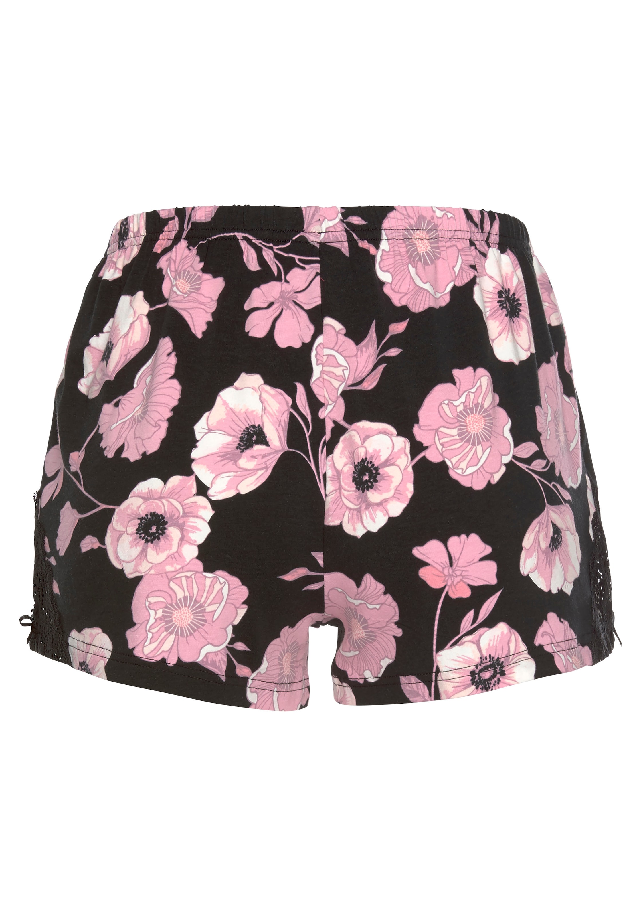 LASCANA Shorts, mit Spitzeneinsätzen online kaufen | BAUR | Shortys