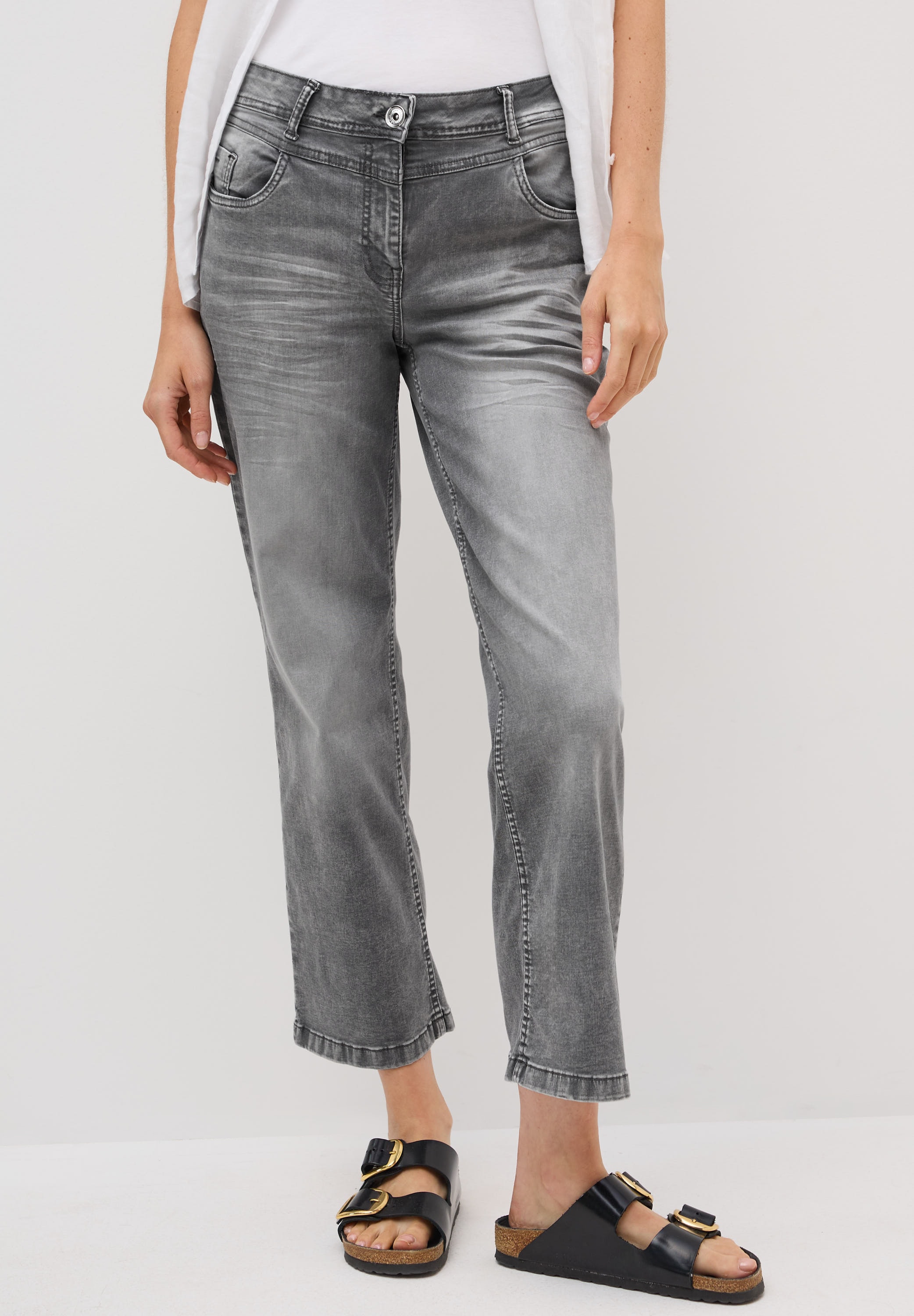 STREET ONE Loose-fit-Jeans High Waist