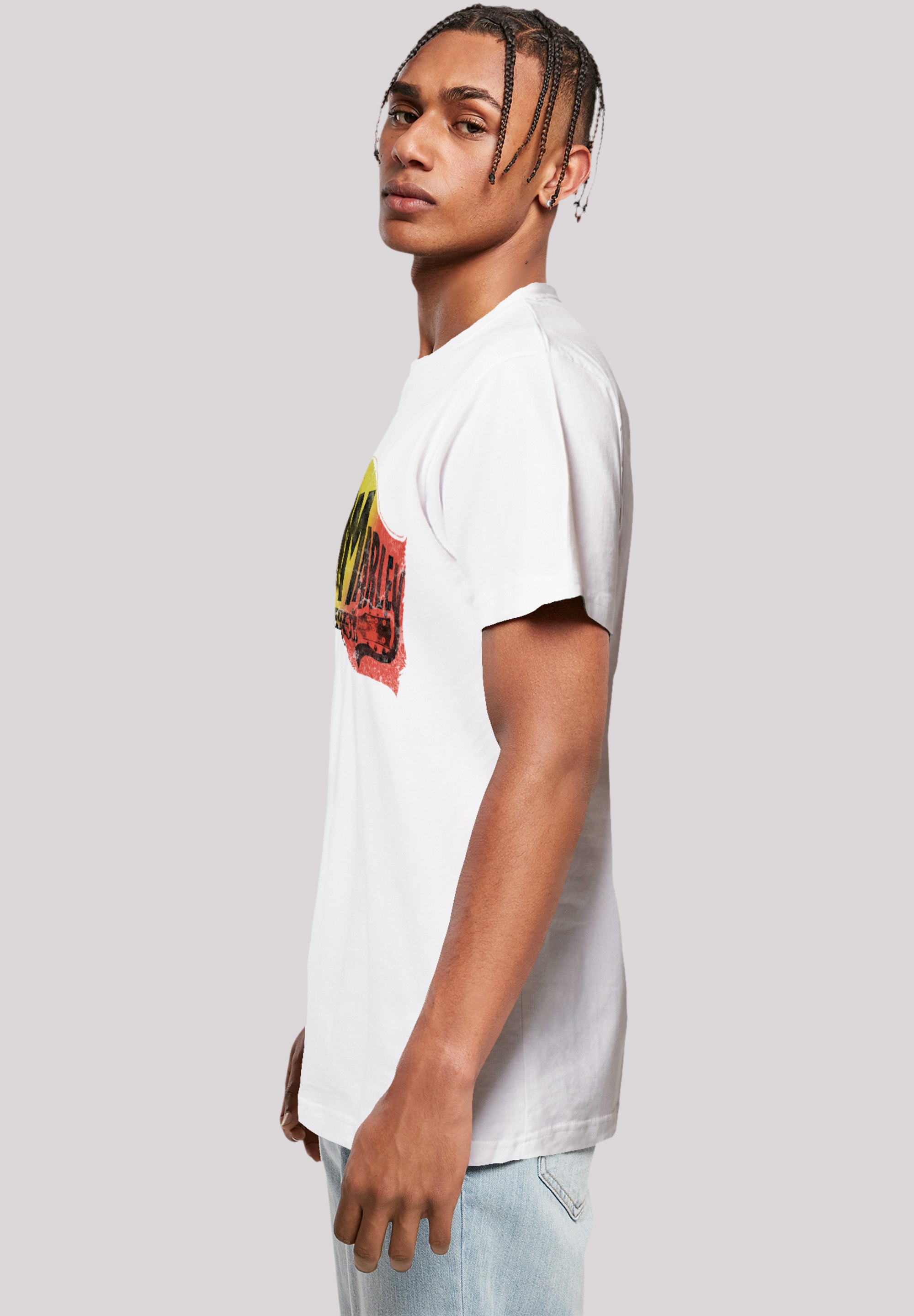 F4NT4STIC T-Shirt »Bob Marley Chords Reggae Music by Rock Off«, Premium Qualität, Musik