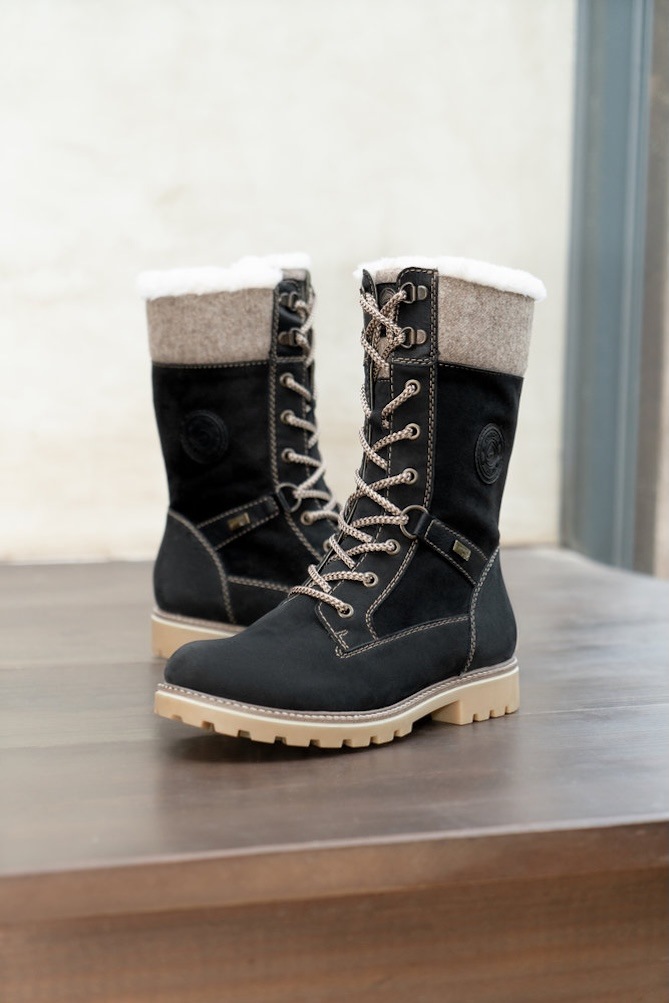 Remonte Winterstiefel, Schnürboots, Stiefelette mit wasserabweisender Tex-Ausstattung