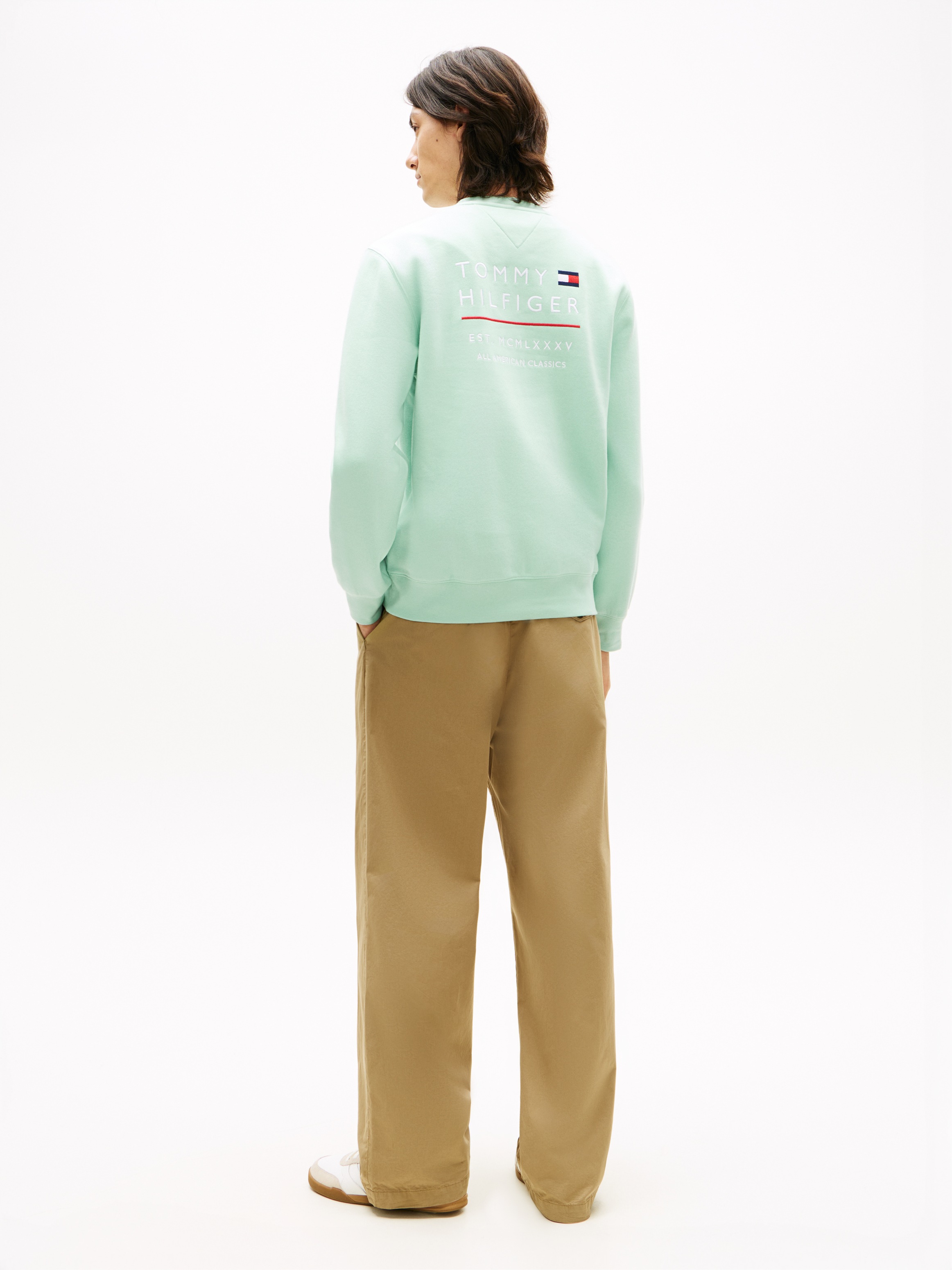 Tommy Hilfiger Sweatshirt »BRAND LOVE TERRY EMBROIDDERY STACK«
