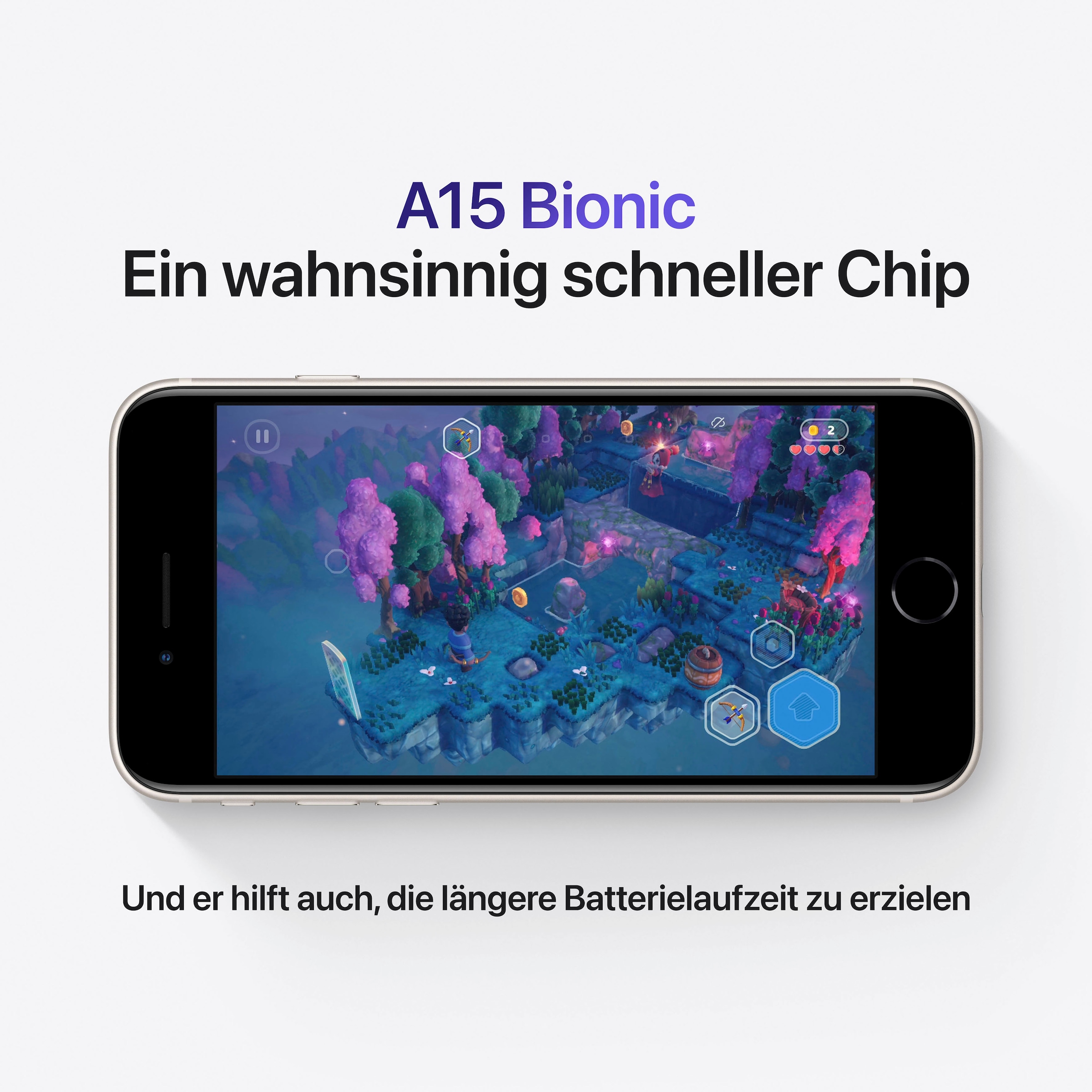 Apple Smartphone »iPhone SE (2022)«, Starlight, 11,94 cm/4,7 Zoll, 256 GB Speicherplatz, 12 MP Kamera