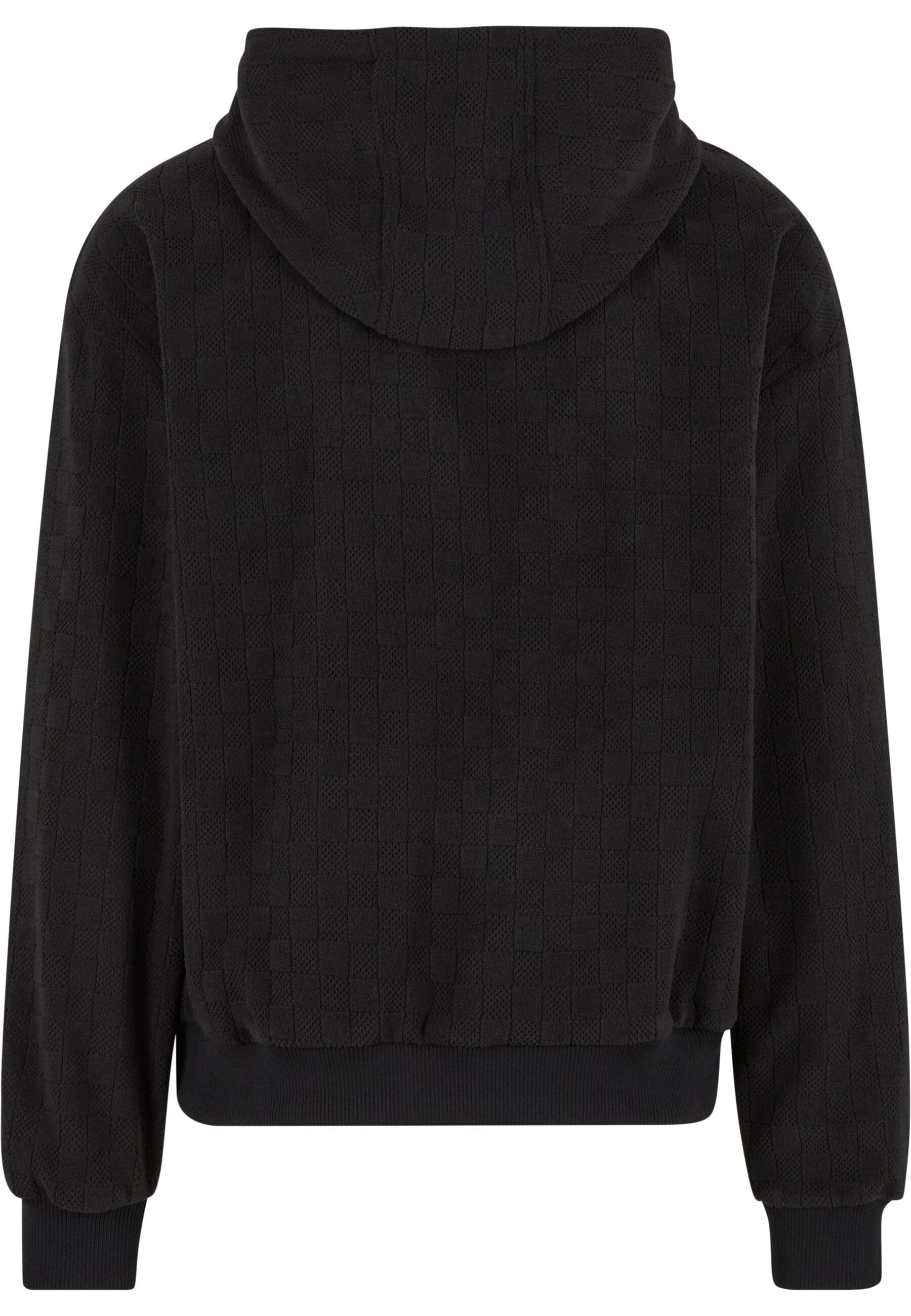 URBAN CLASSICS Kapuzensweatshirt »Urban Classics Jaquard Velvet Suit«, (1 tlg.)