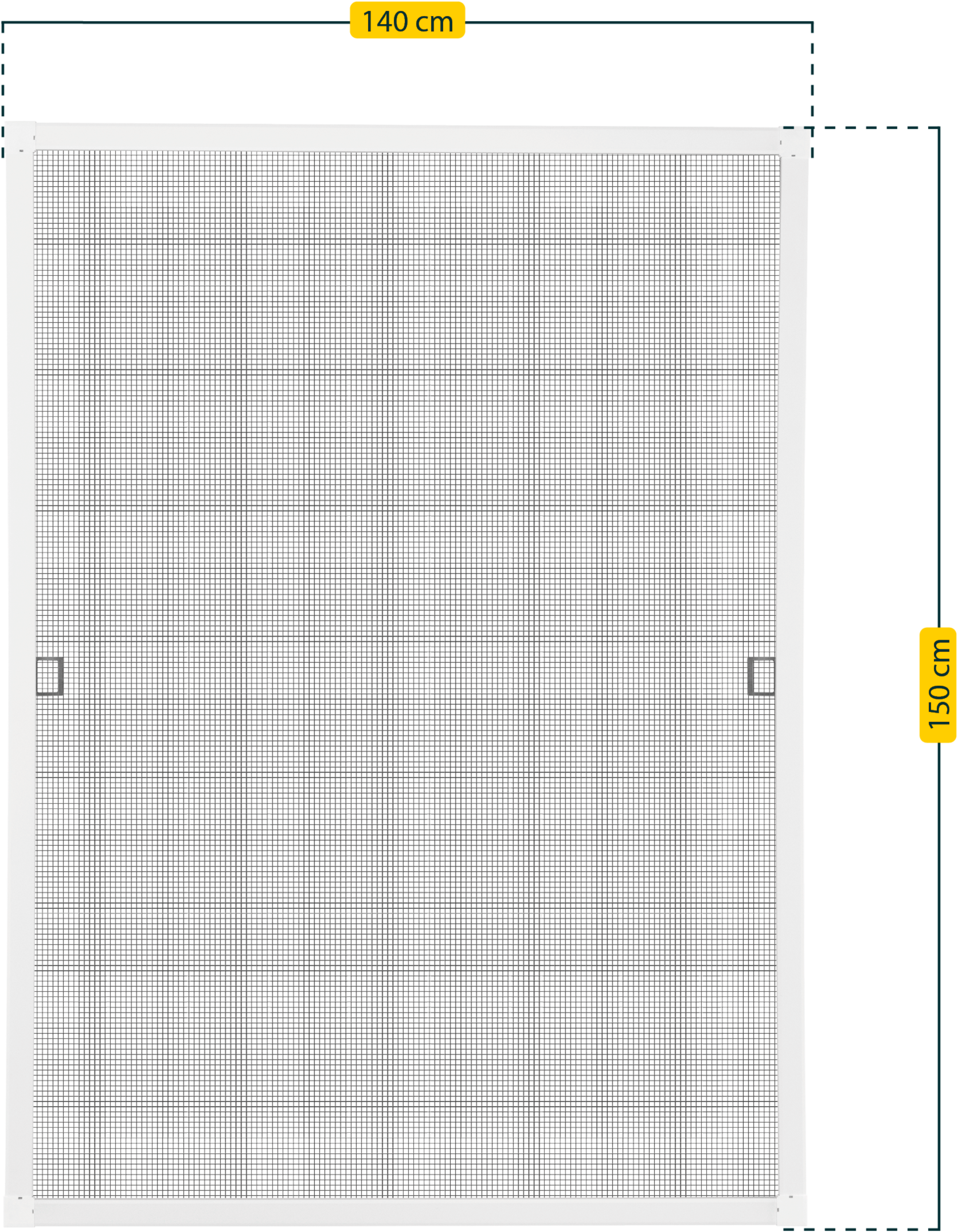 SCHELLENBERG Insektenschutz-Fensterrahmen »Fliegengitter Fenster Premium«, mit Rahmen aus Aluminium in anthrazit und weiß, 140 x 150 cm