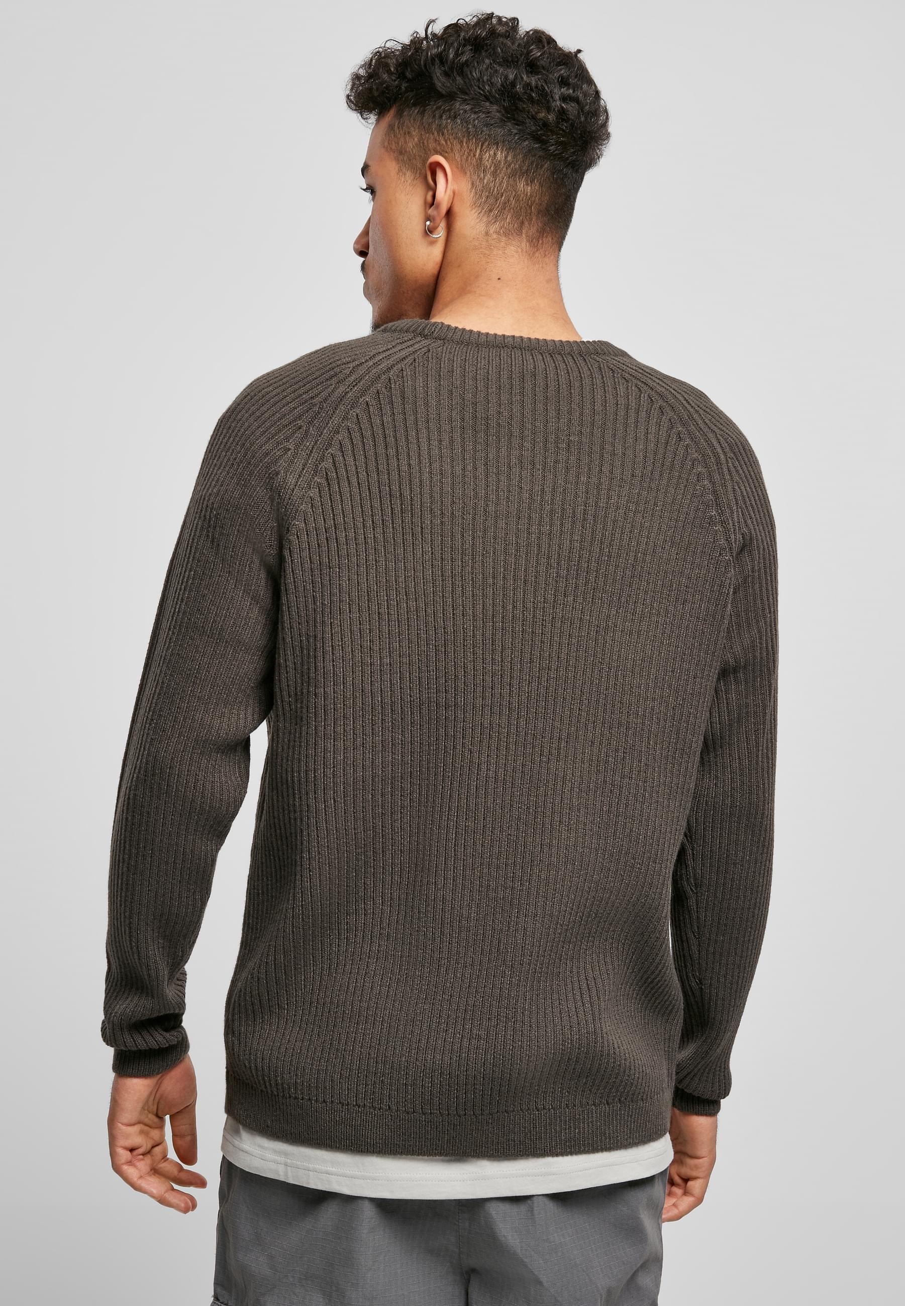 URBAN CLASSICS Rundhalspullover »Urban Classics Herren Ribbed Raglan Sweater«, (1 tlg.)