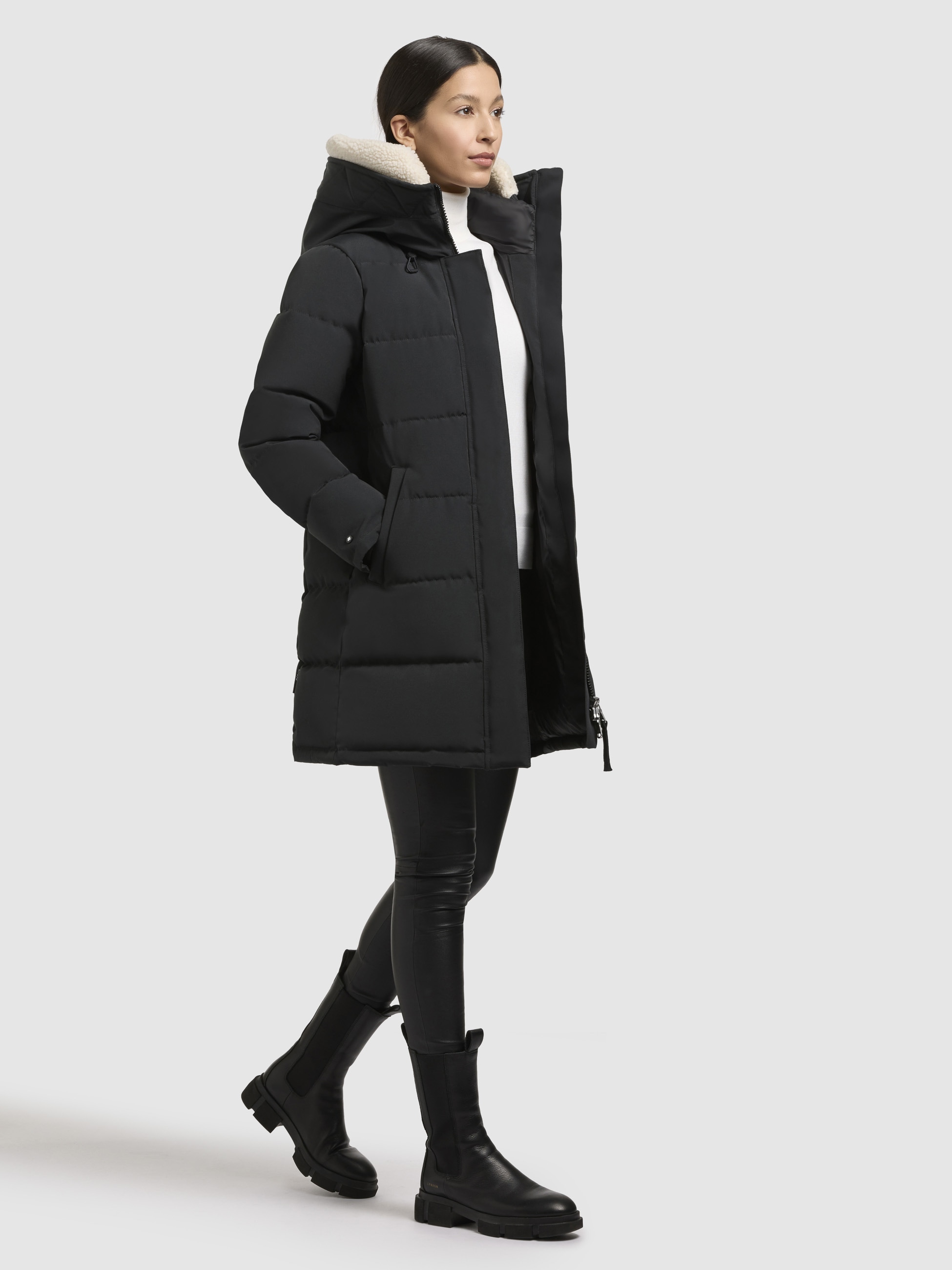 khujo Steppmantel »FALTD TEDDY«