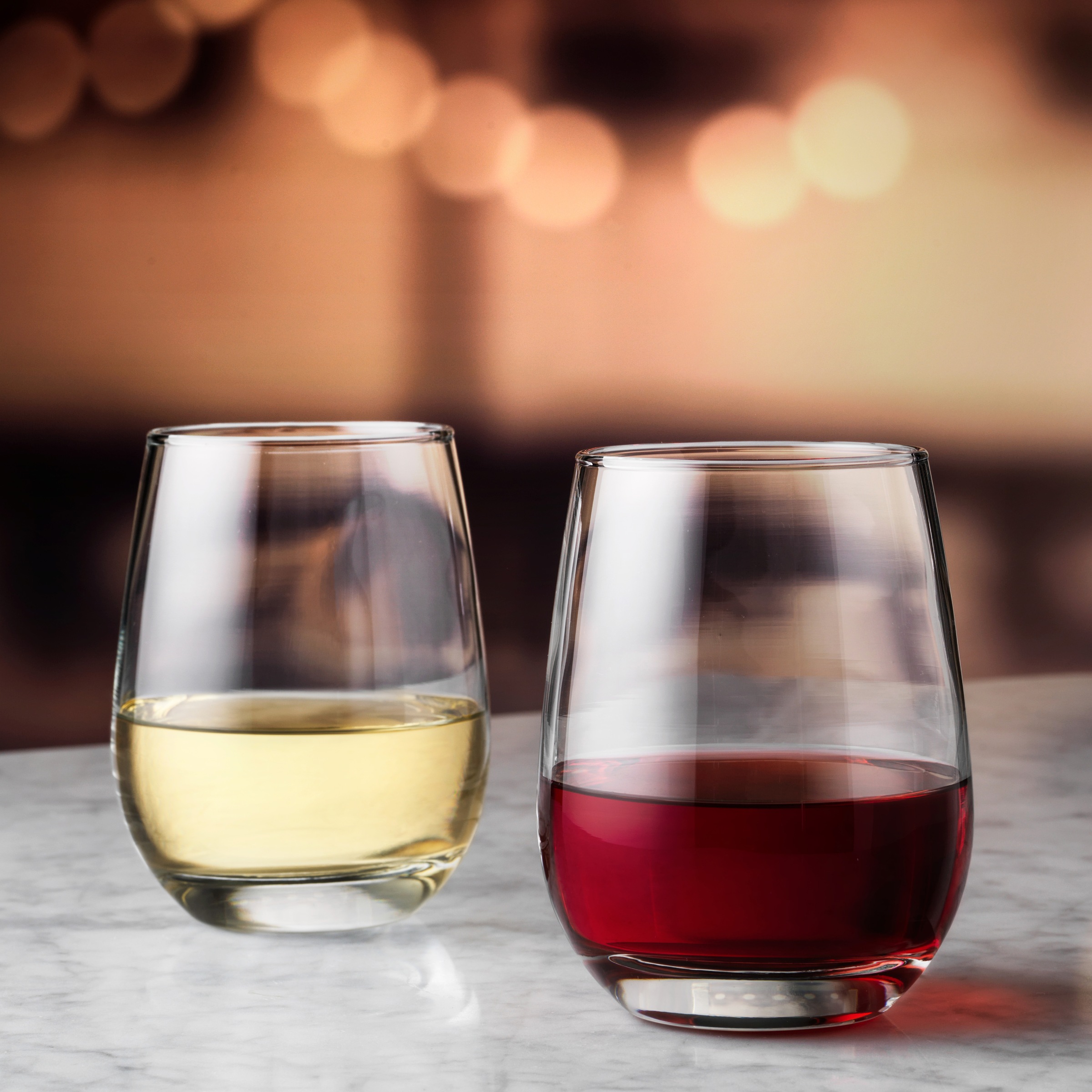 LIBBEY Gläser-Set "Libbey Weinglas, 12er Set -STEMLESS-" 451 ml, hochwertig günstig online kaufen