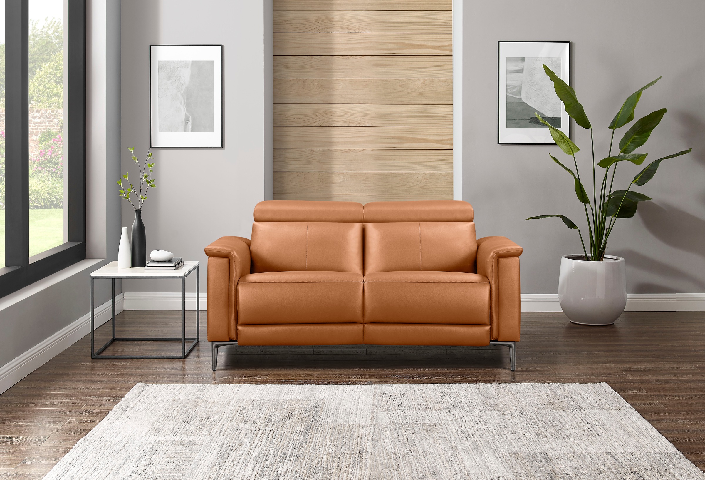 Places of Style 2-Sitzer »Lund«, manueller od. elektrischer Relaxfunktion und USB-A