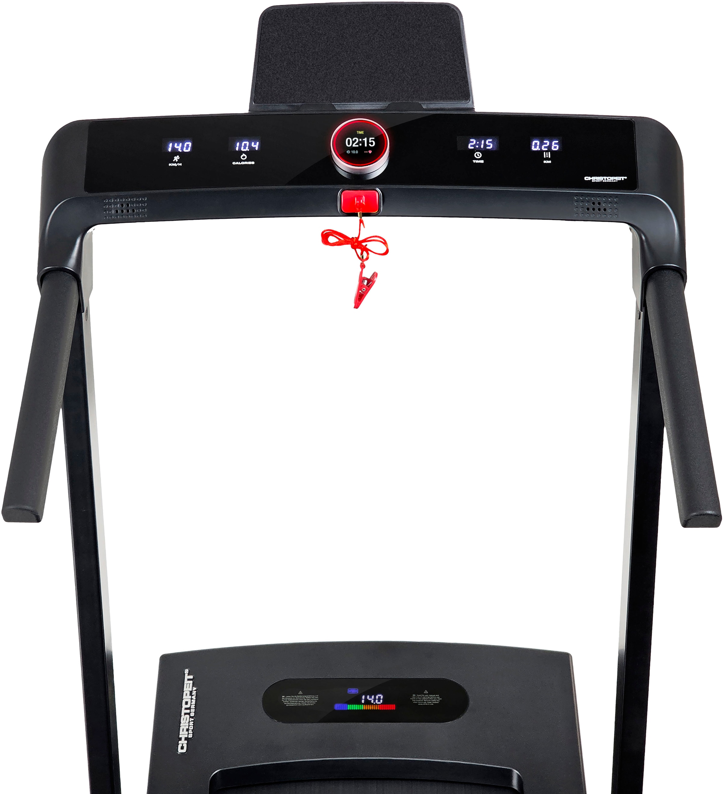 Christopeit Sport® Laufband »2 in 1« bis max. 14 km/h, klappbar