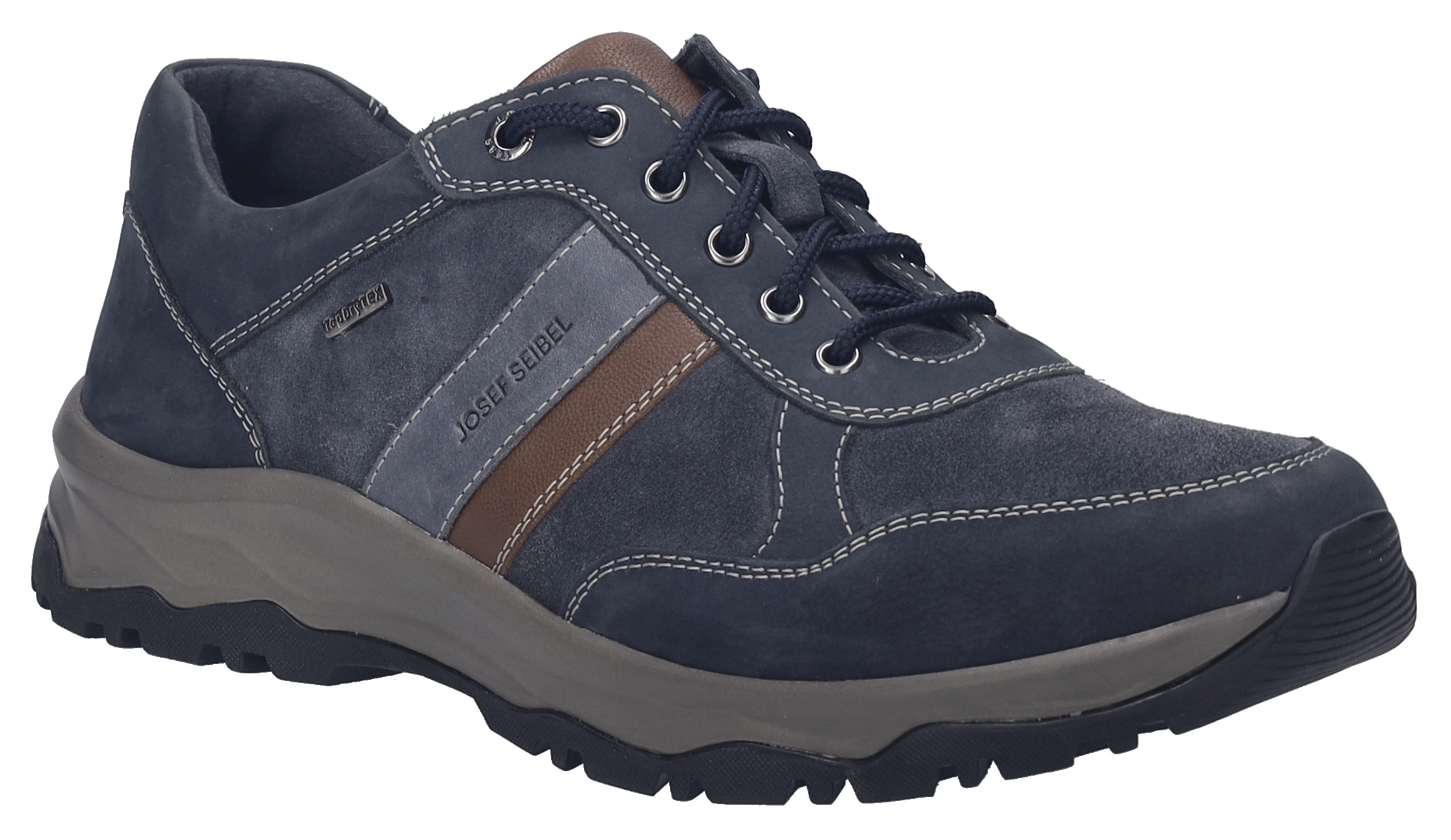 Josef Seibel Schnürschuh "Leroy 56" Freizeitschuh, Komfortschuh mit TEX-Ausstattung, Weite H (sehr weit)