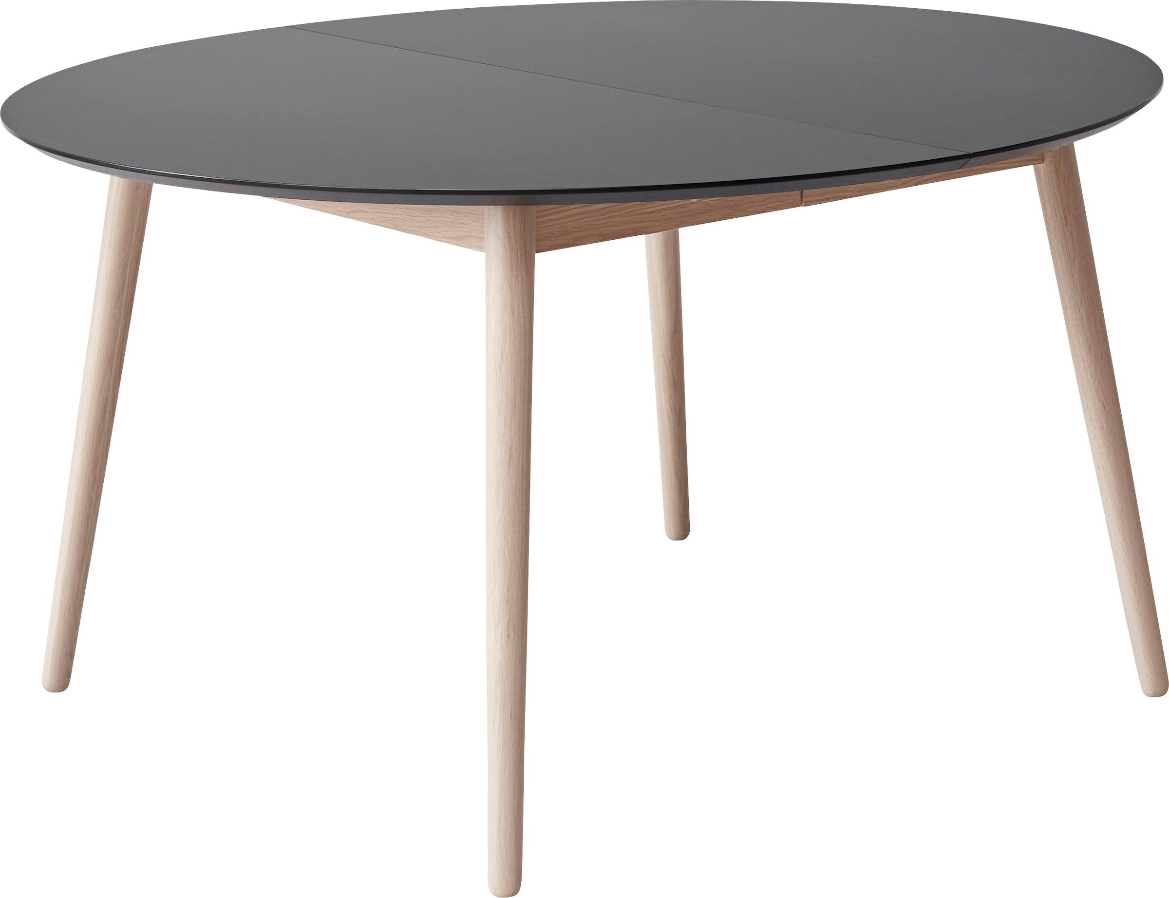 Hammel Furniture Esstisch "Meza Designtisch mit Auszugsfunktion und 2 Einlegeplatten", Ø135(231) cm, runde Tischplatte a