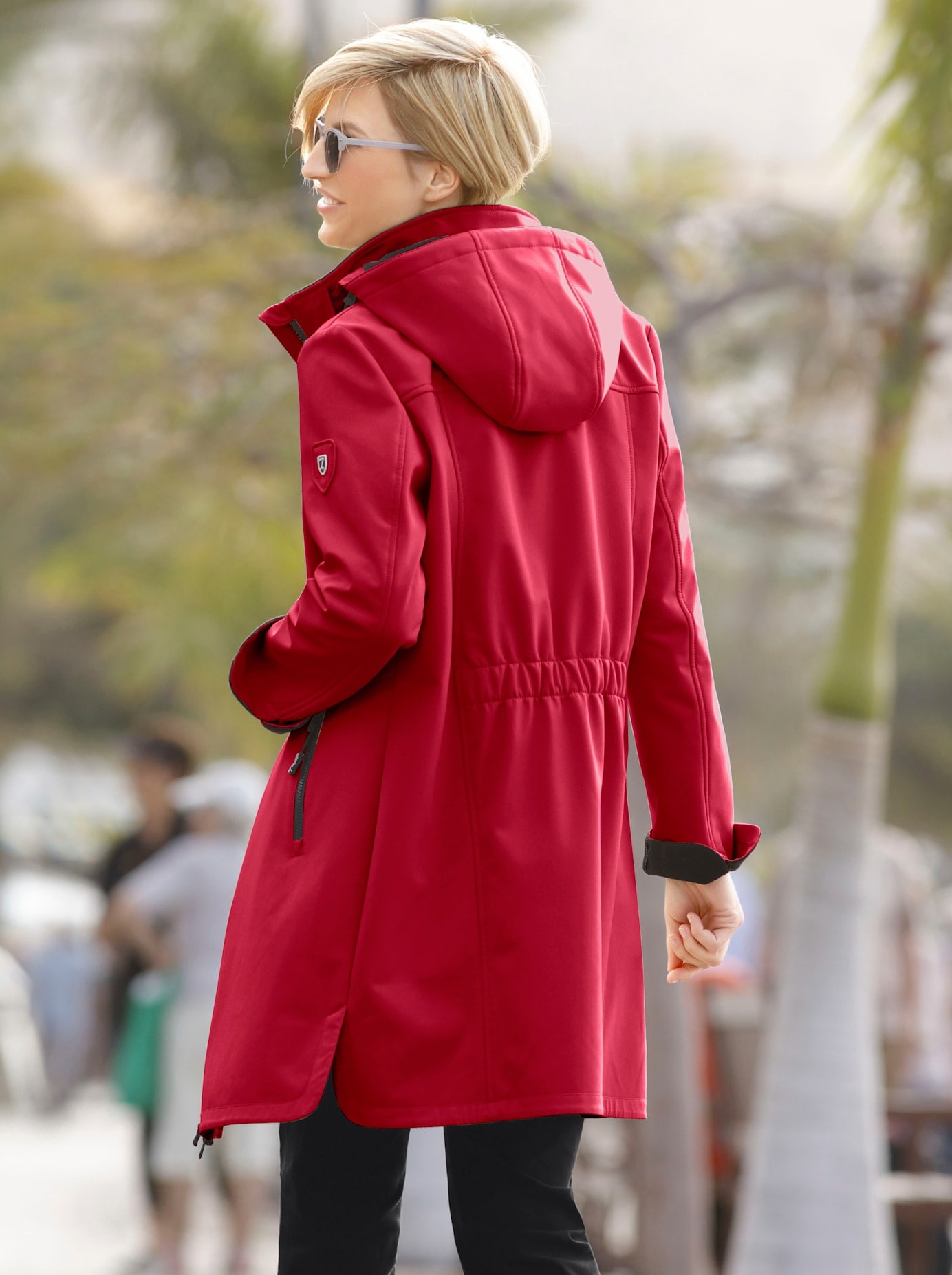 Casual Looks Softshelljacke, mit Kapuze