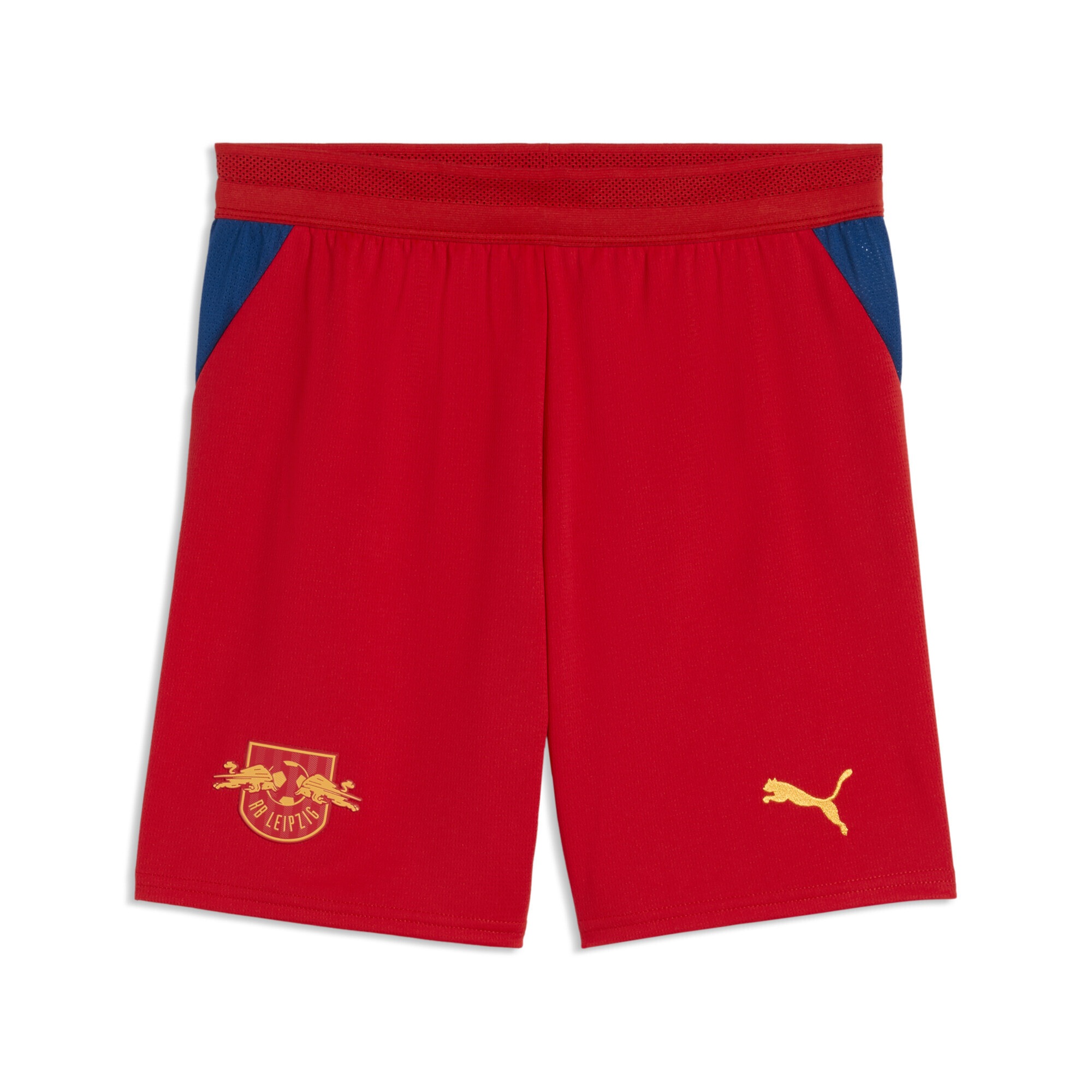 PUMA Kinder Sporthose "RB Leipzig 26/27 Shorts Jugendliche", rot, Gr. 140, Obermaterial: 100% Polyester. Besatz: 88% Polyester, 12% Elasthan.