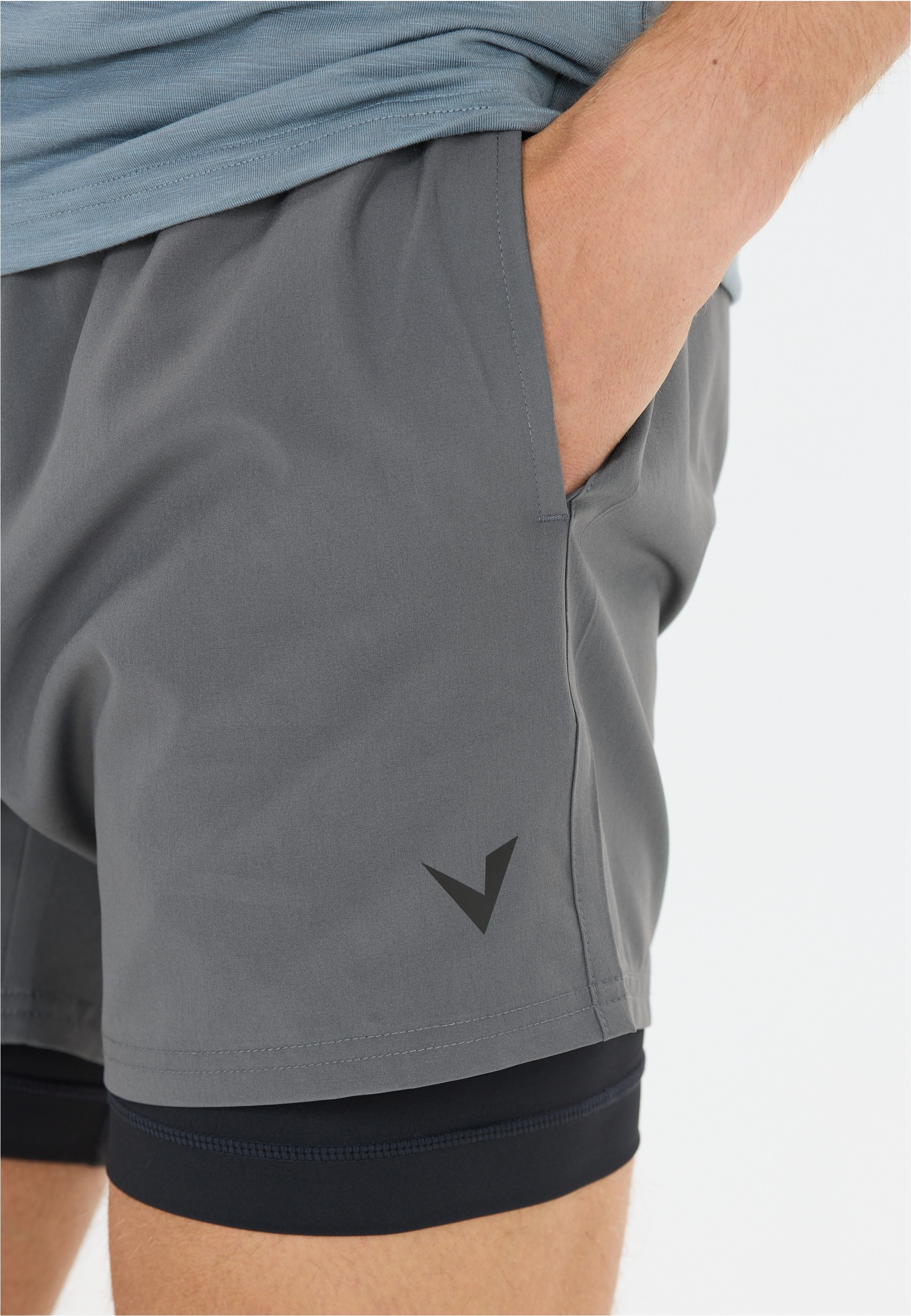 Virtus Shorts »Zayne V2«  mit elastischem Bund und innenliegendem Kordelzug
