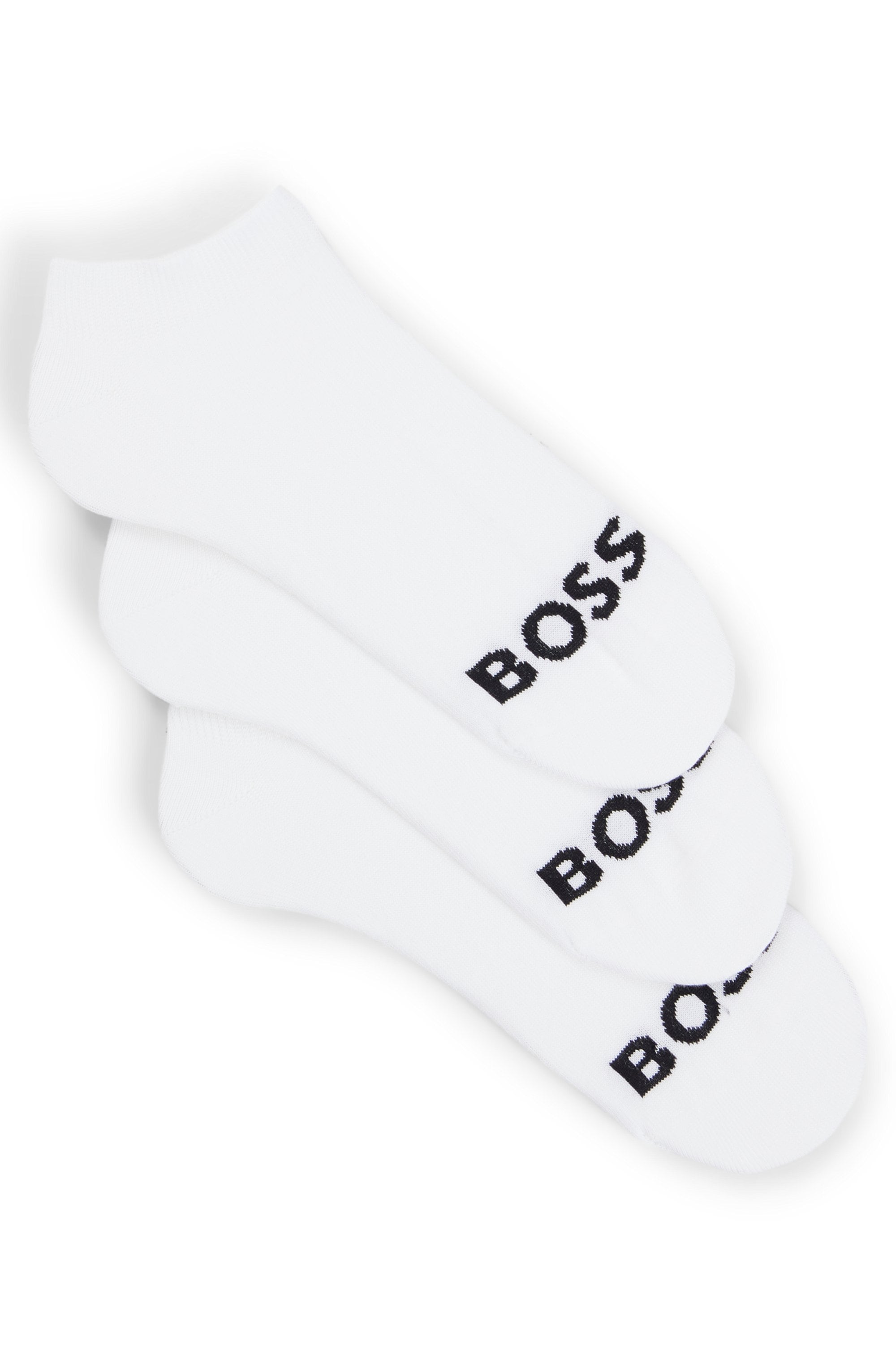 BOSS Sneakersocken "3P AS Logo CC W" Packung, 3er, 3 Stk. tlg. mit BOSS Logoschriftzug