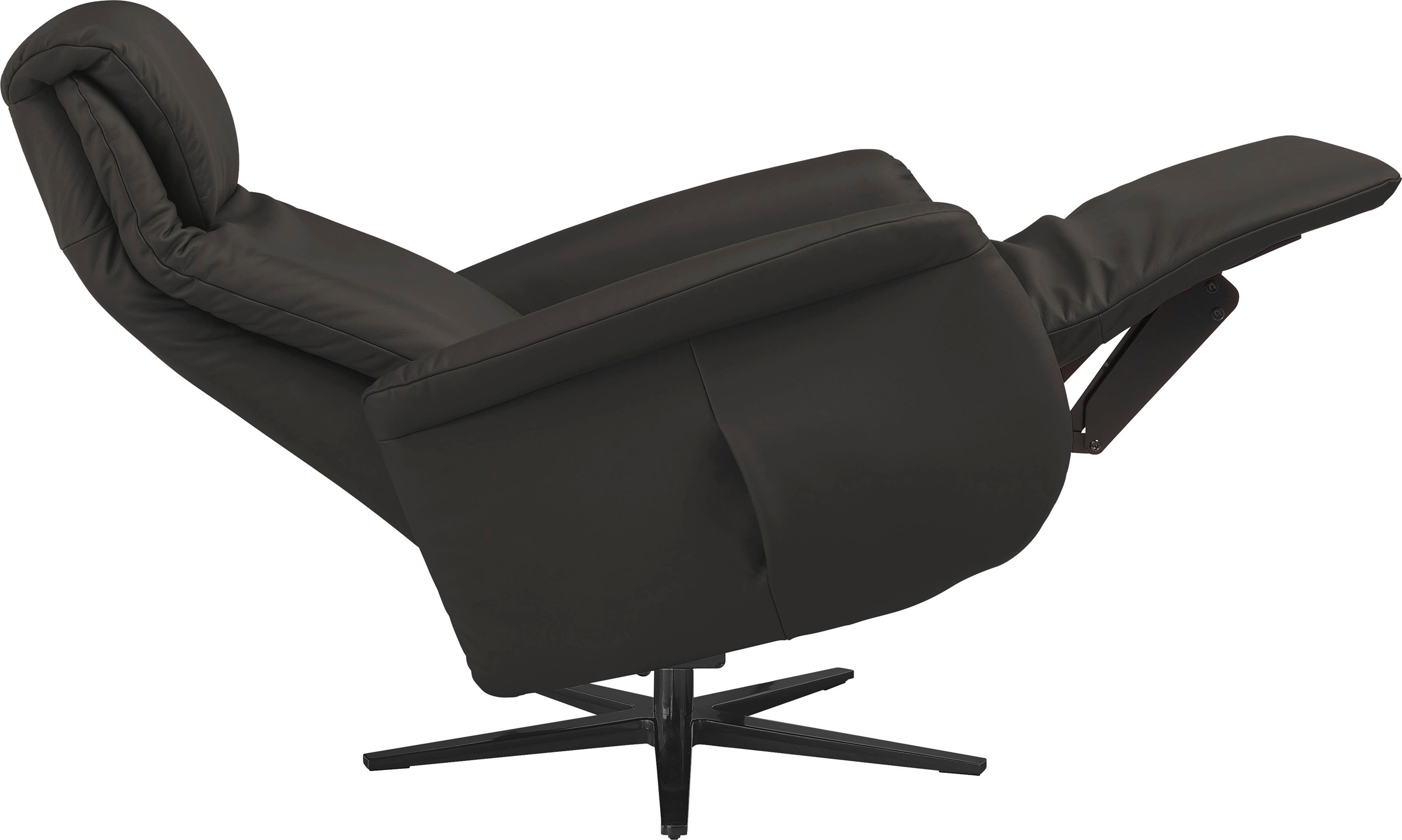 Thumbnail - Home affaire Relaxsessel "Cartore Fuß schwarz, manuelle oder motorische Verstellung mit Akku" drehbar, hochwertiger Kalt...