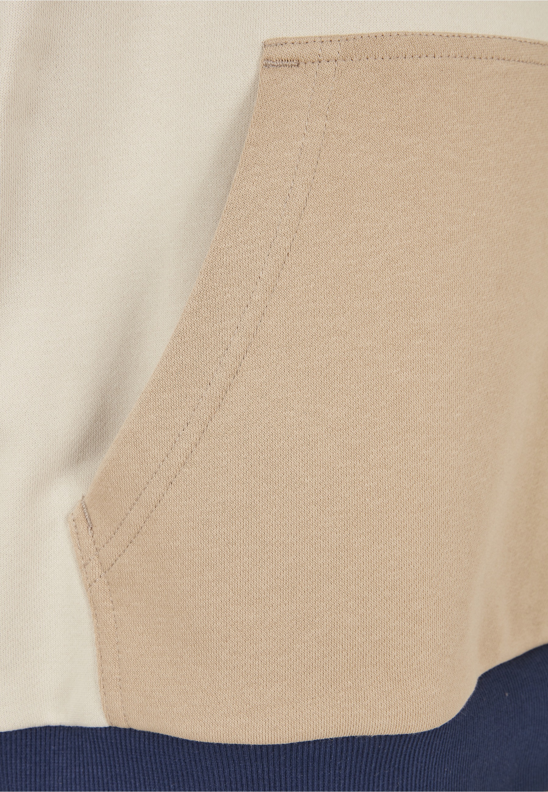 URBAN CLASSICS Rundhalspullover »Urban Classics Herren Oversized Color Block Hoody« 1 Stk.