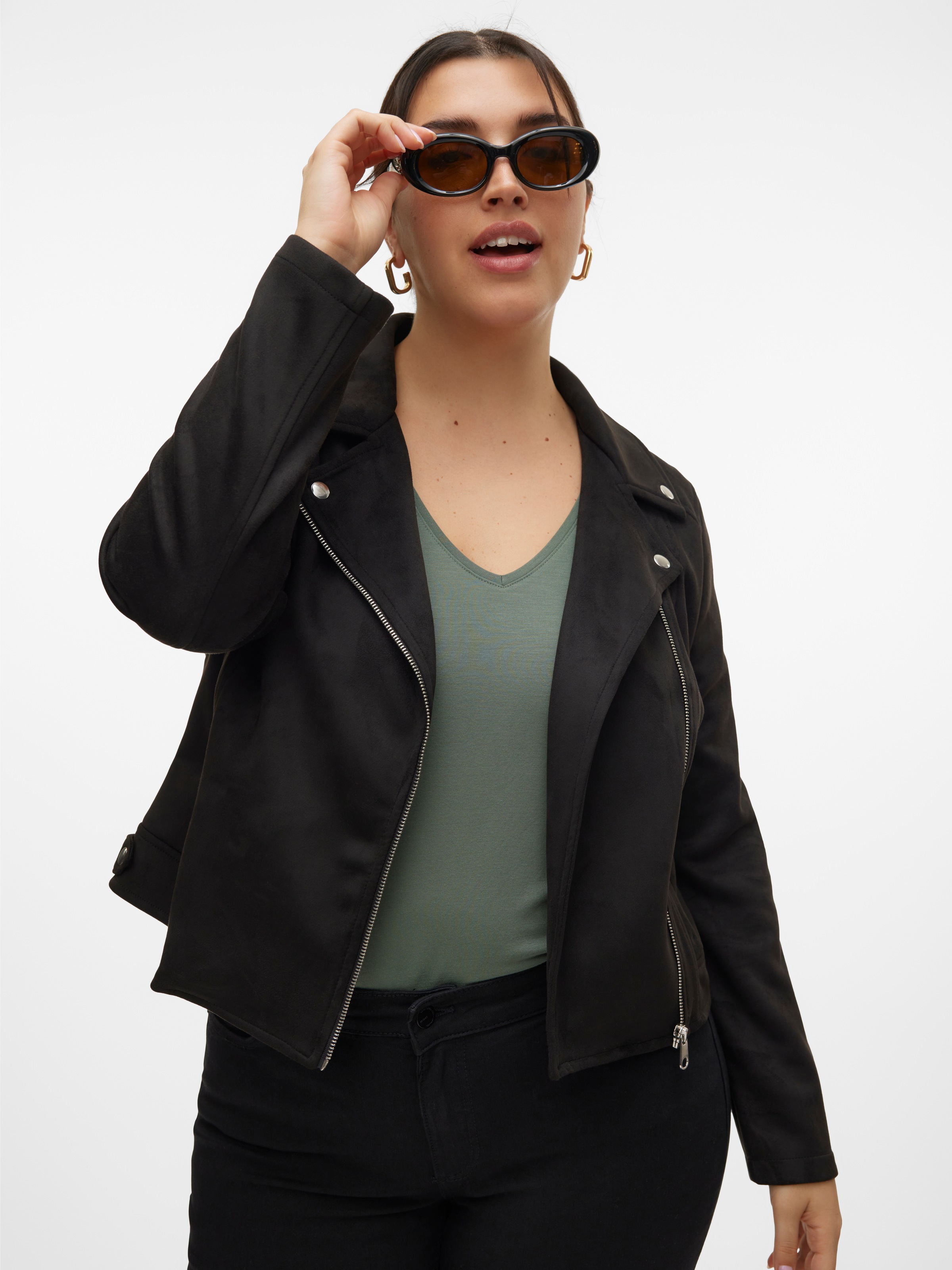 Vero Moda Curve Bikerjacke "VMCJOSE SHORT JACKET NOOS CUR" günstig online kaufen