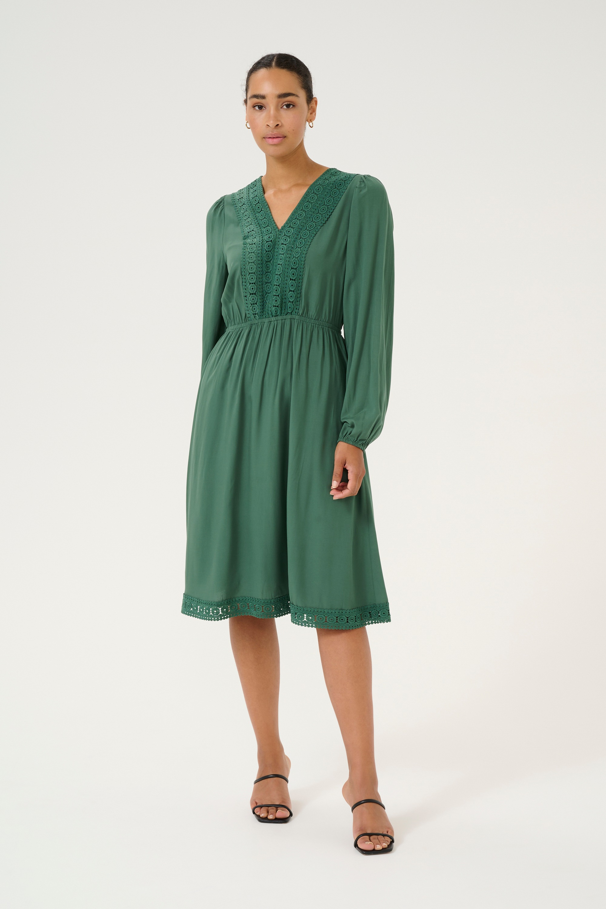 KAFFE Midikleid »Damen Kleid KAfreia«