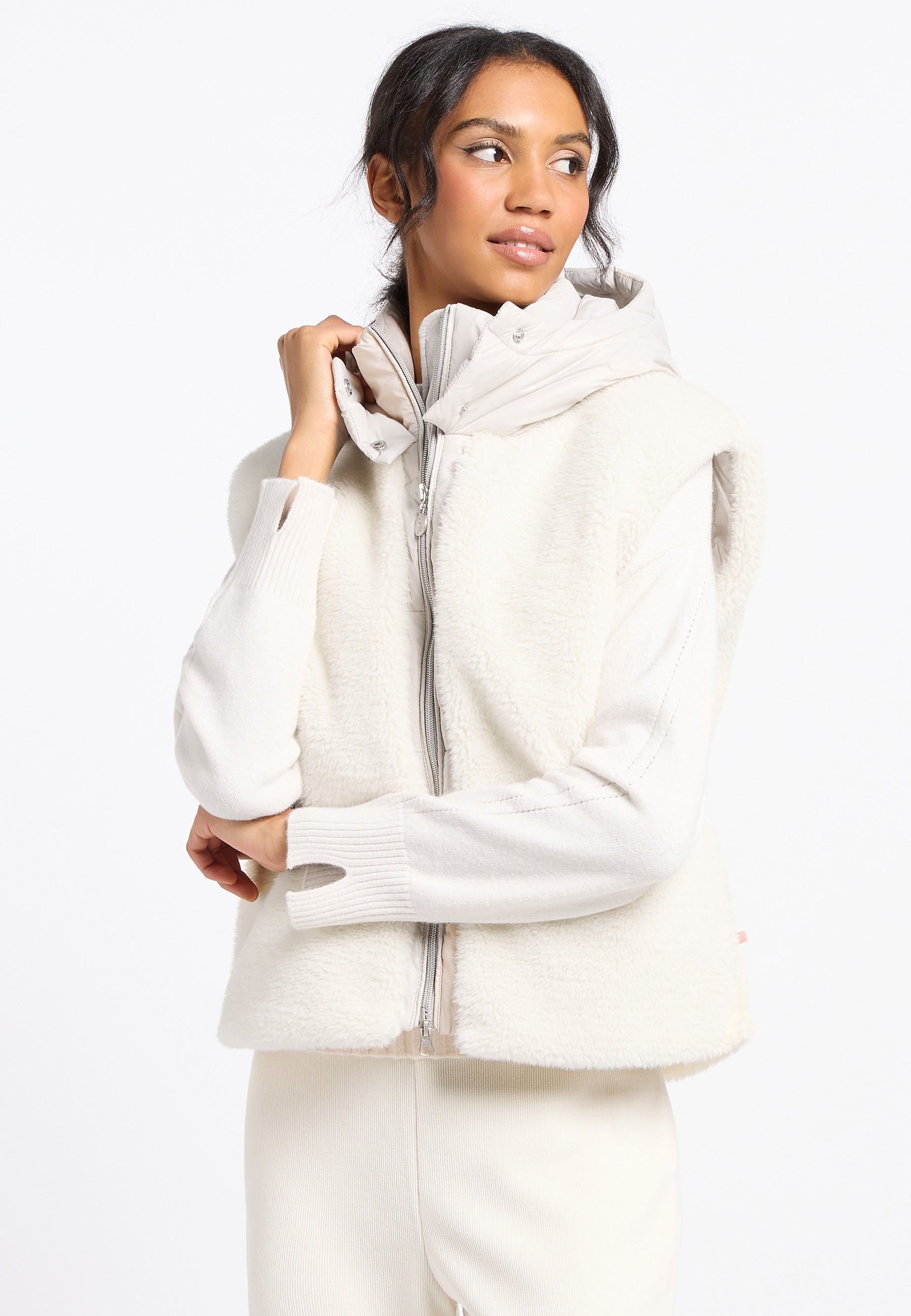 Frieda & Freddies Fellimitatweste "Fake Down Vest / Yeti-babe" günstig online kaufen