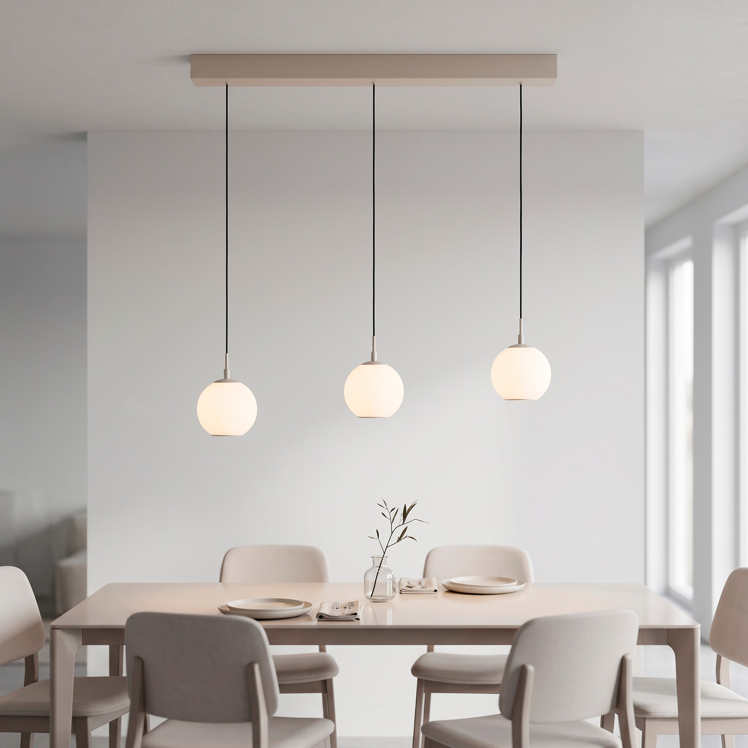 Paul Neuhaus LED Pendelleuchte »SANDORA« LED-Board 1 Stk. warmweiß - kaltweiß Comfort Lift, CCT(2200-5000K), 3-Stufen-Dimmung über Wandschalter