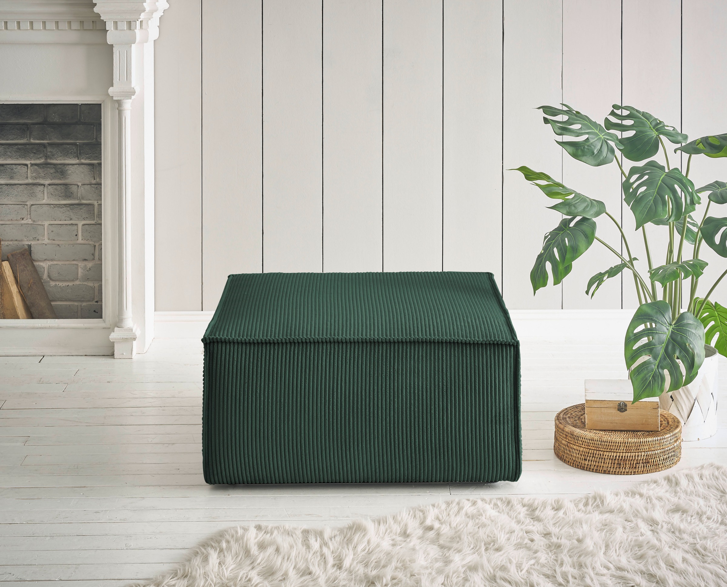 Home affaire Hocker "SHERWOOD" Hocker quadratisch, ideale Ergänzung zum Lov günstig online kaufen