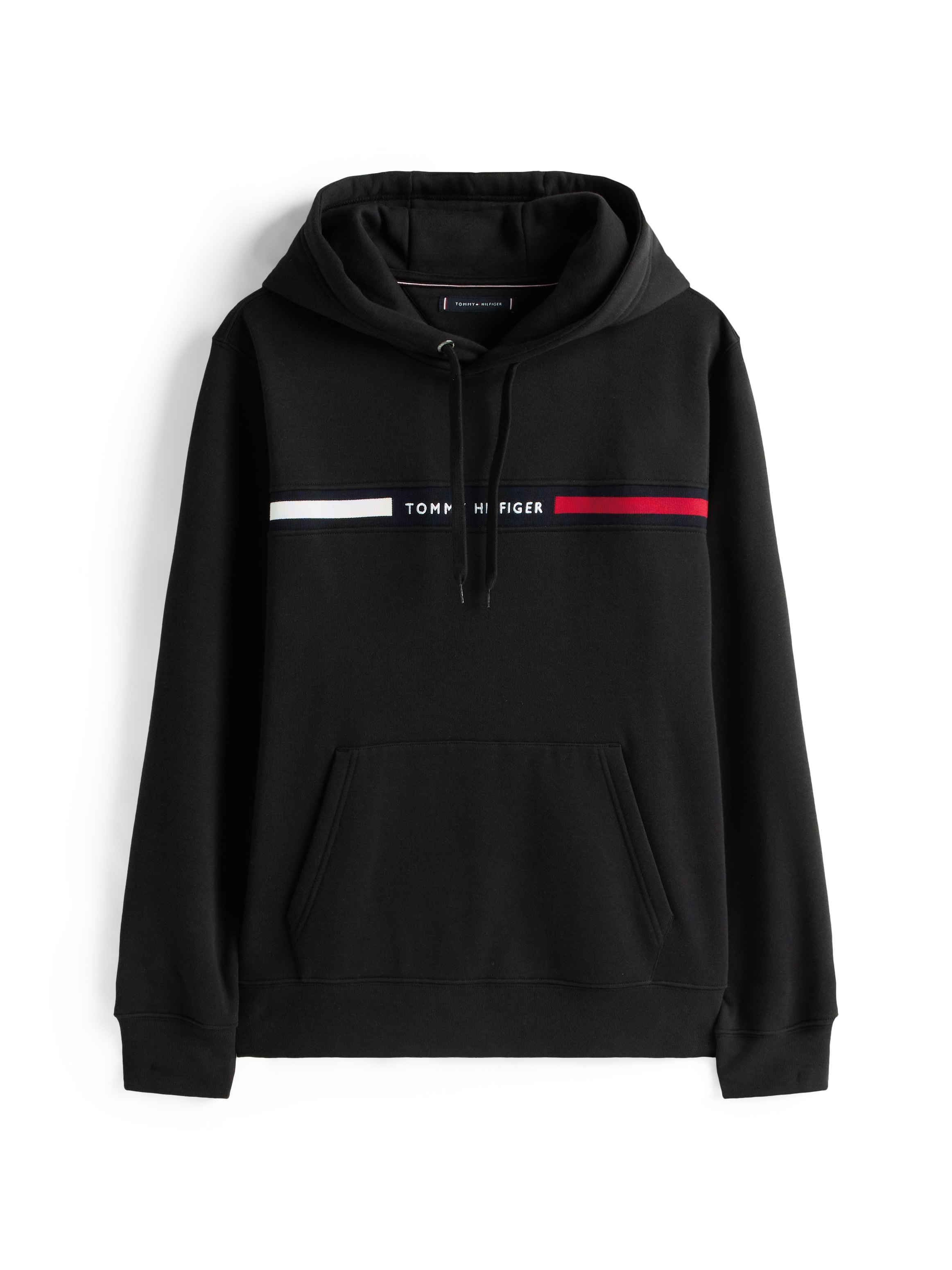 Tommy Hilfiger Kapuzensweatshirt »HILFIGER CHEST INSERT HOODY«, mit Kapuze, Kängurutasche, Logoschriftzug