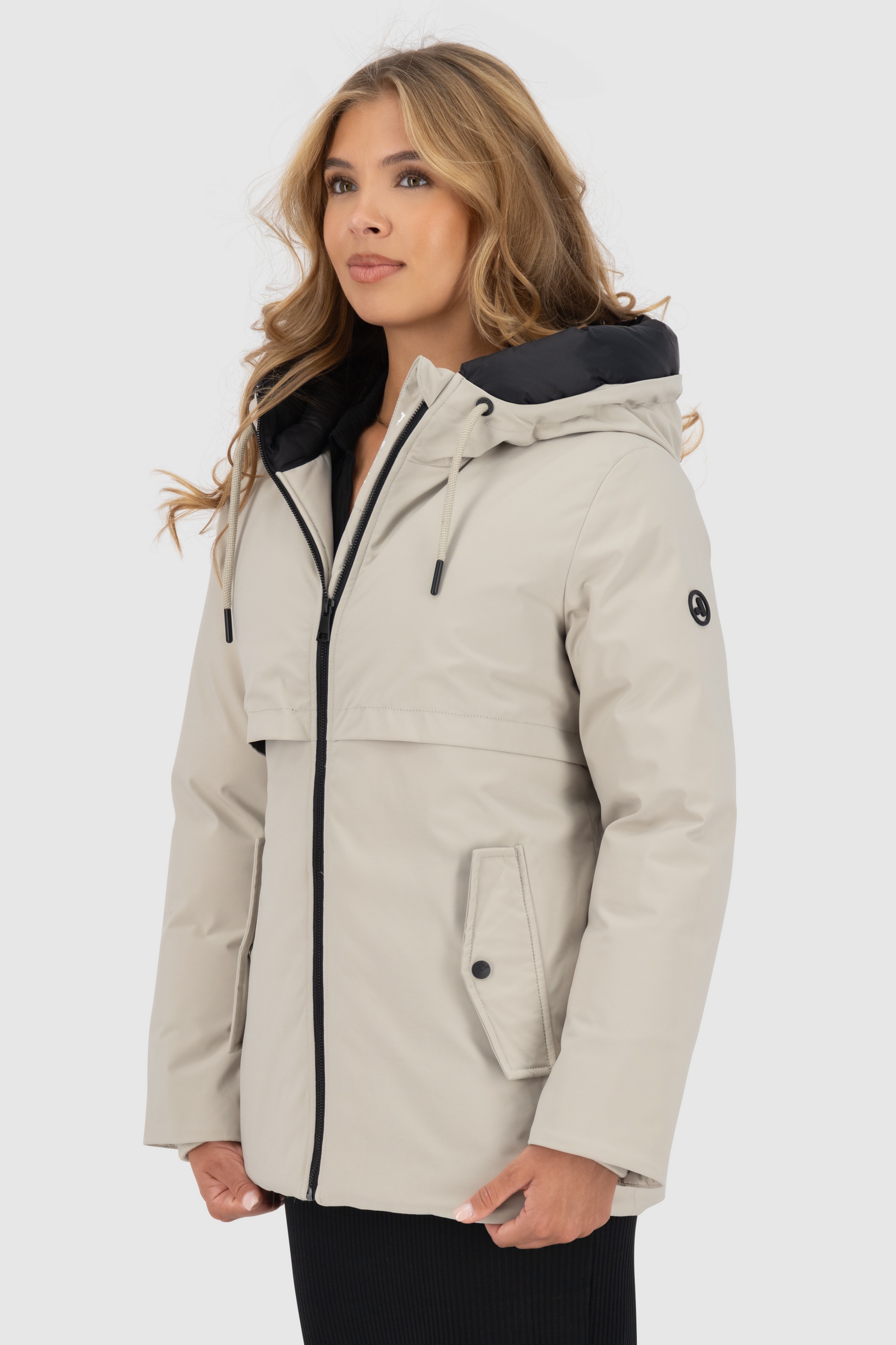 Alife & Kickin Winterjacke »Damen CicelyAK A«, Kurze warme Damenwinterjacke mit gefütterter Kapuze
