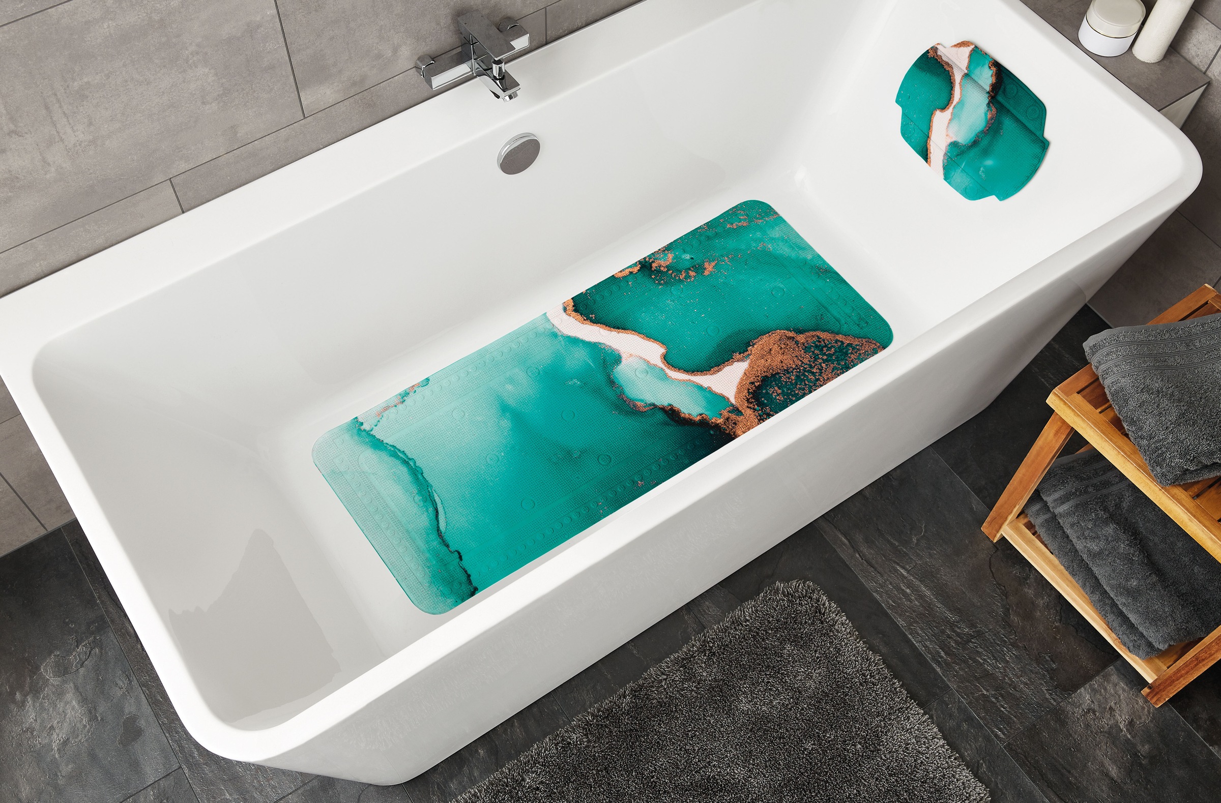 Kleine Wolke Wanneneinlage »Teal« für die Badewanne