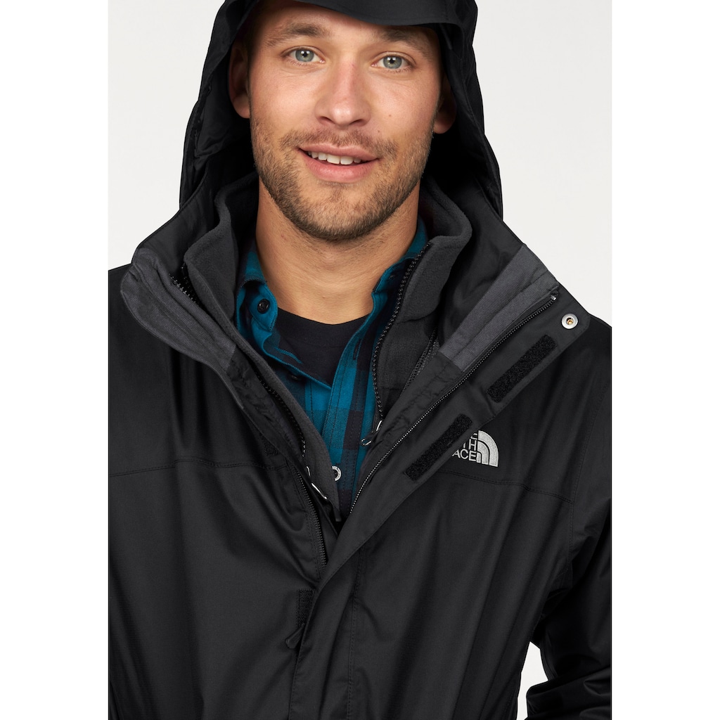 The North Face 3-in-1-Funktionsjacke »EVOLVE II TRICLIMATE«, (Set, 2 St.), mit Kapuze, Wasserdicht & Windabweisend & Atmungsaktiv