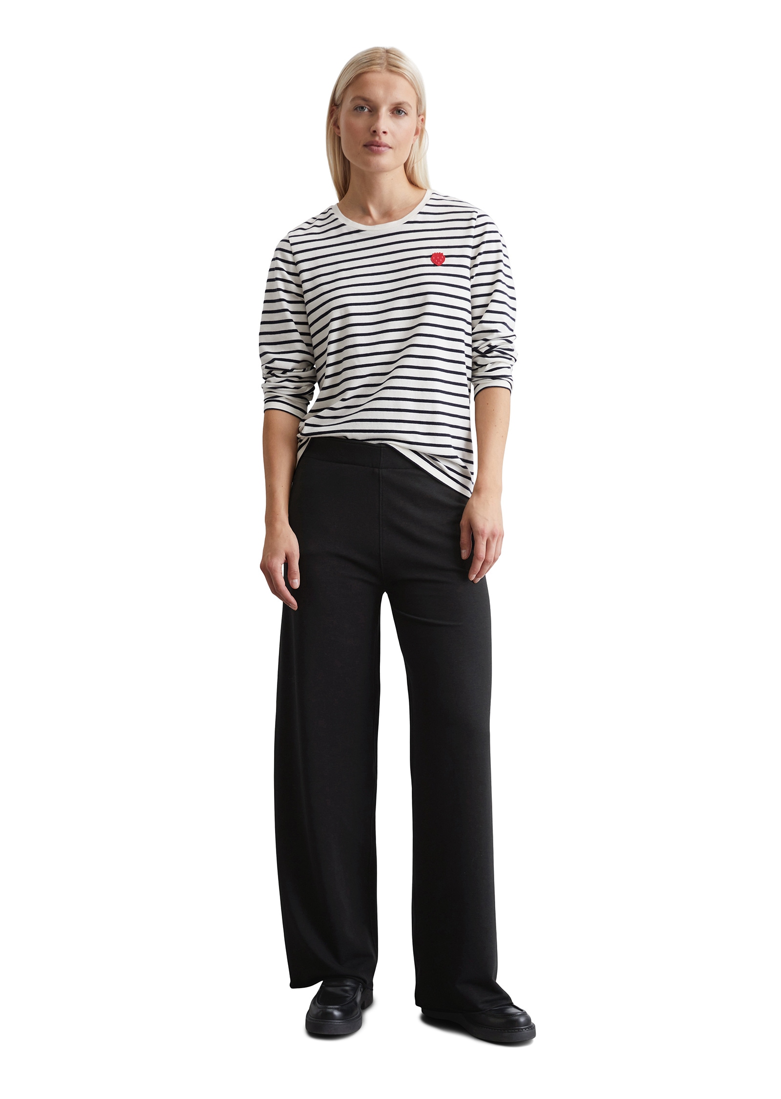 Marc O'Polo Jerseyhose »aus softem Organic-Cotton-Viskose-Mix«