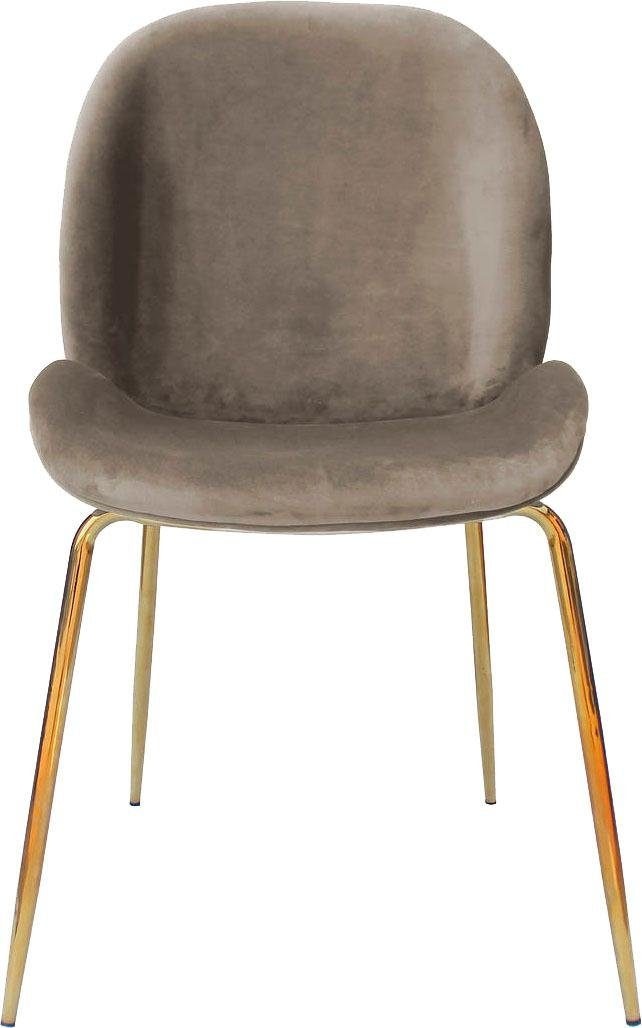 Kayoom Stuhl »Charlize 110 2er-Set, TOPSELLER! Esszimmerstühle,moderne Optik«, (Set), 2 St., Samtstoff, samtweicher Bezug, bequem, zeitlos, moderne Optik