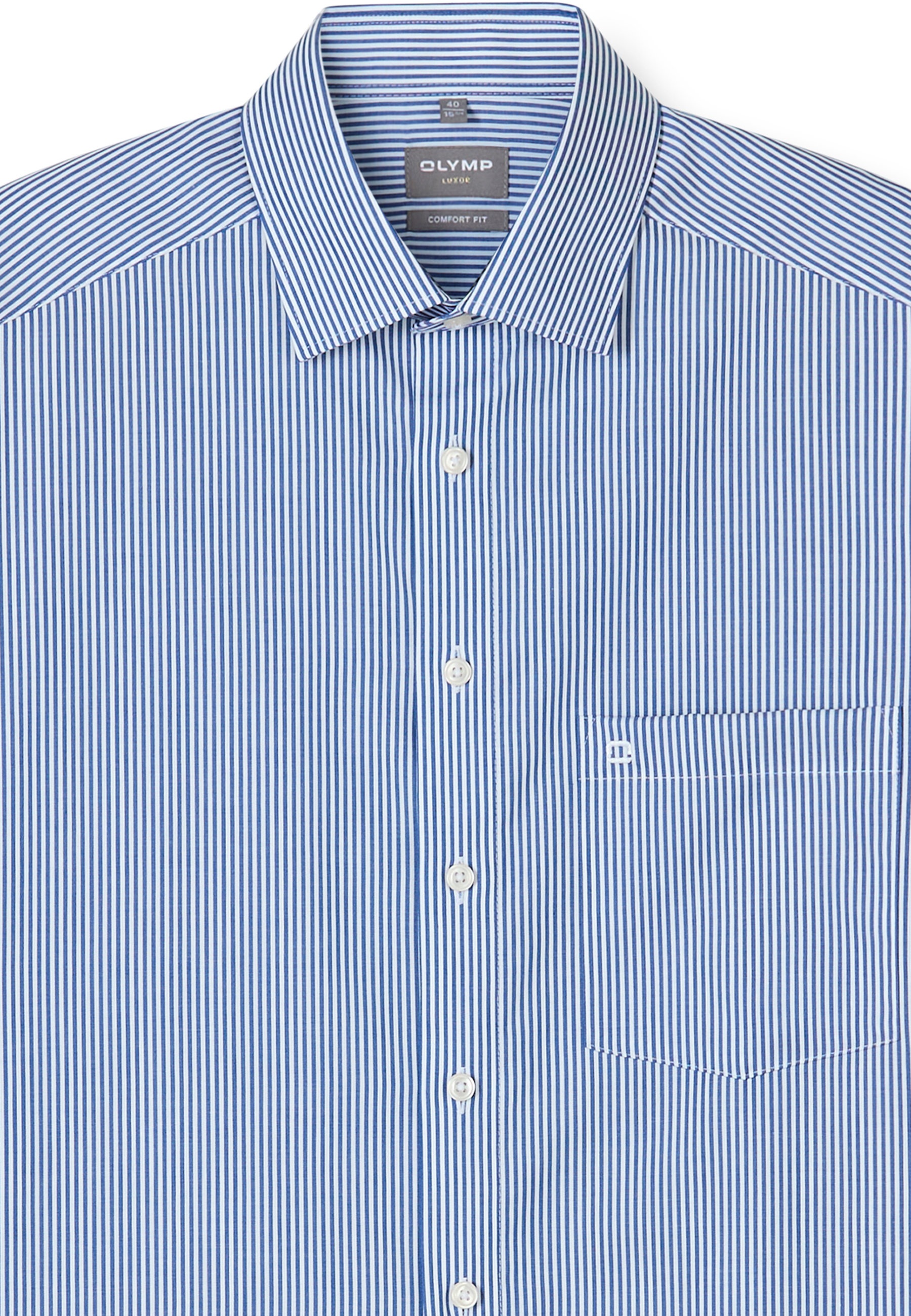 OLYMP Luxor Comfort Fit Men Shirt Navy 46 7
