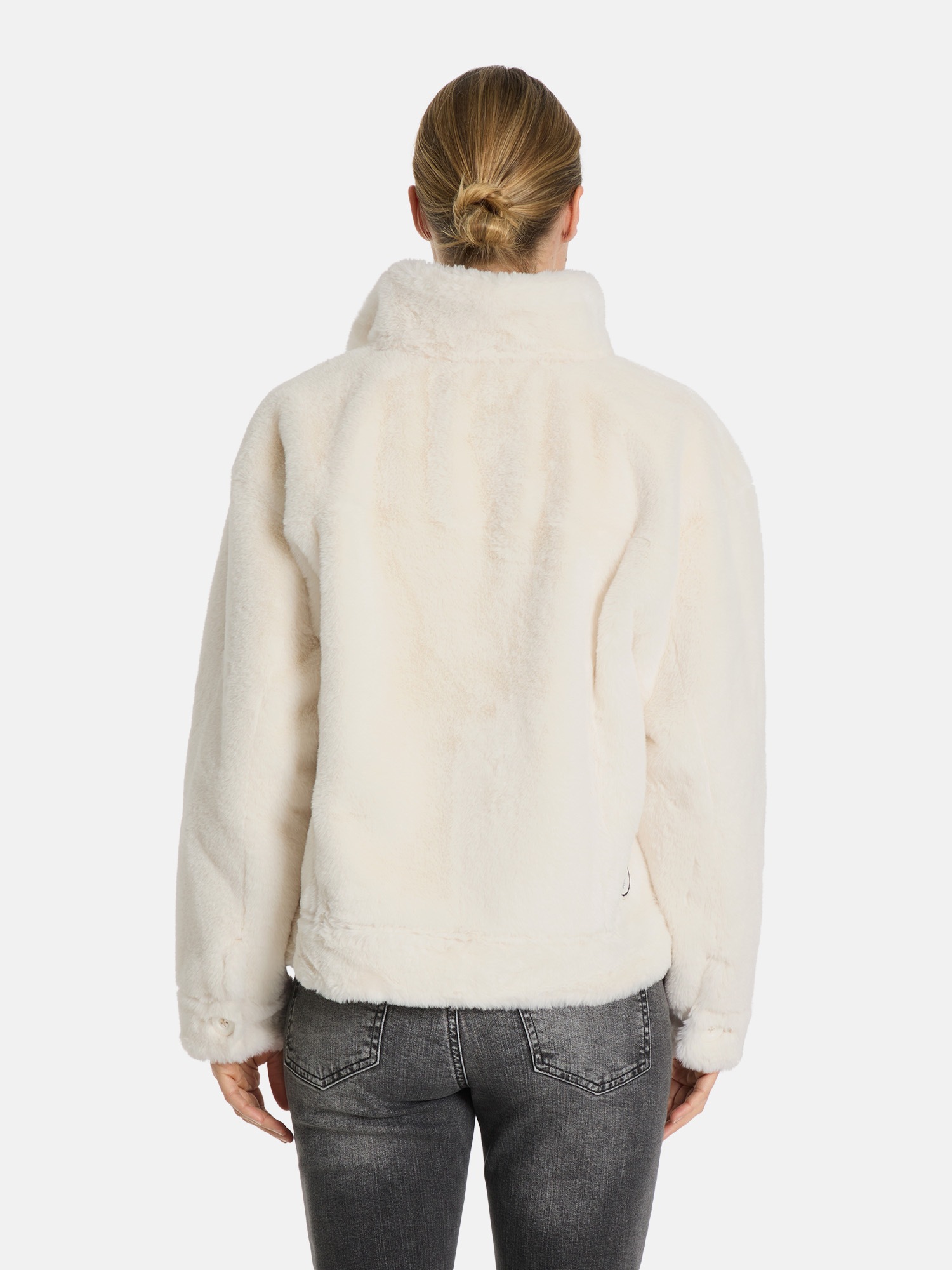 Lieblingsstück Plüschjacke "MaliL", mit Hemdblusenkragen günstig online kaufen