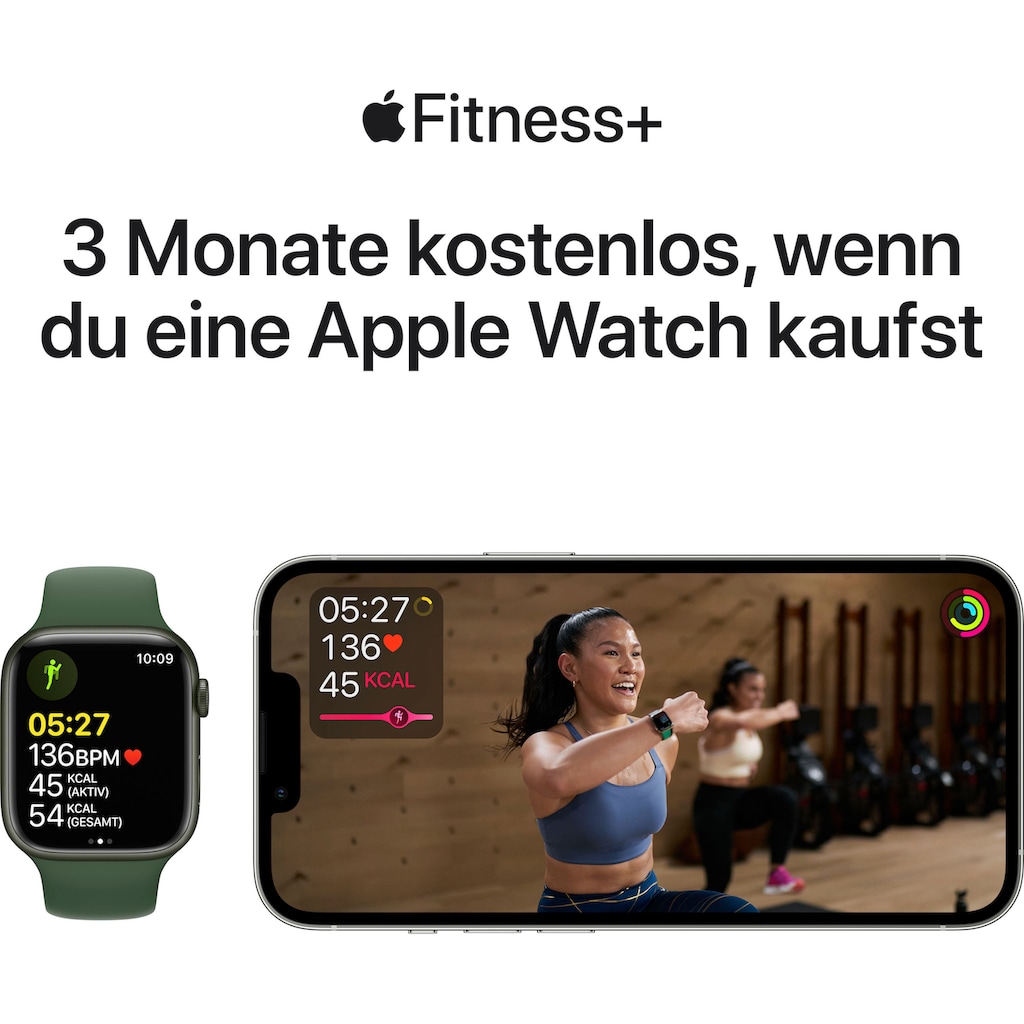 Apple Smartwatch »Watch Series 7 GPS + Cellular, 41mm«, (Watch OS 8)