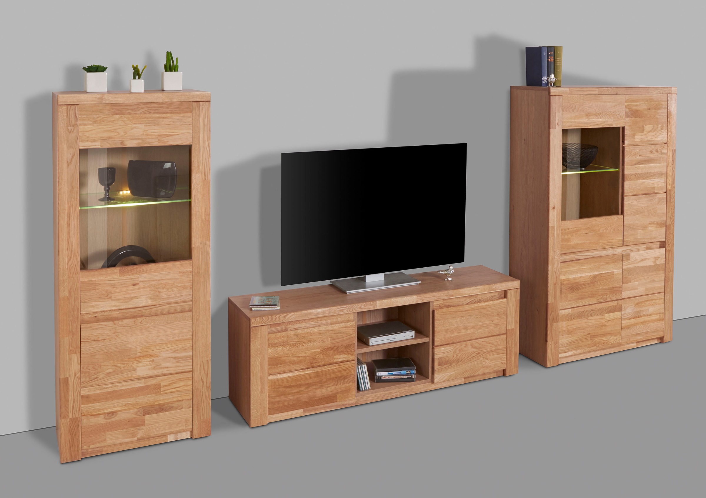 Thumbnail - Home affaire Wohnwand "Burani" Set, 3 Stk. tlg.